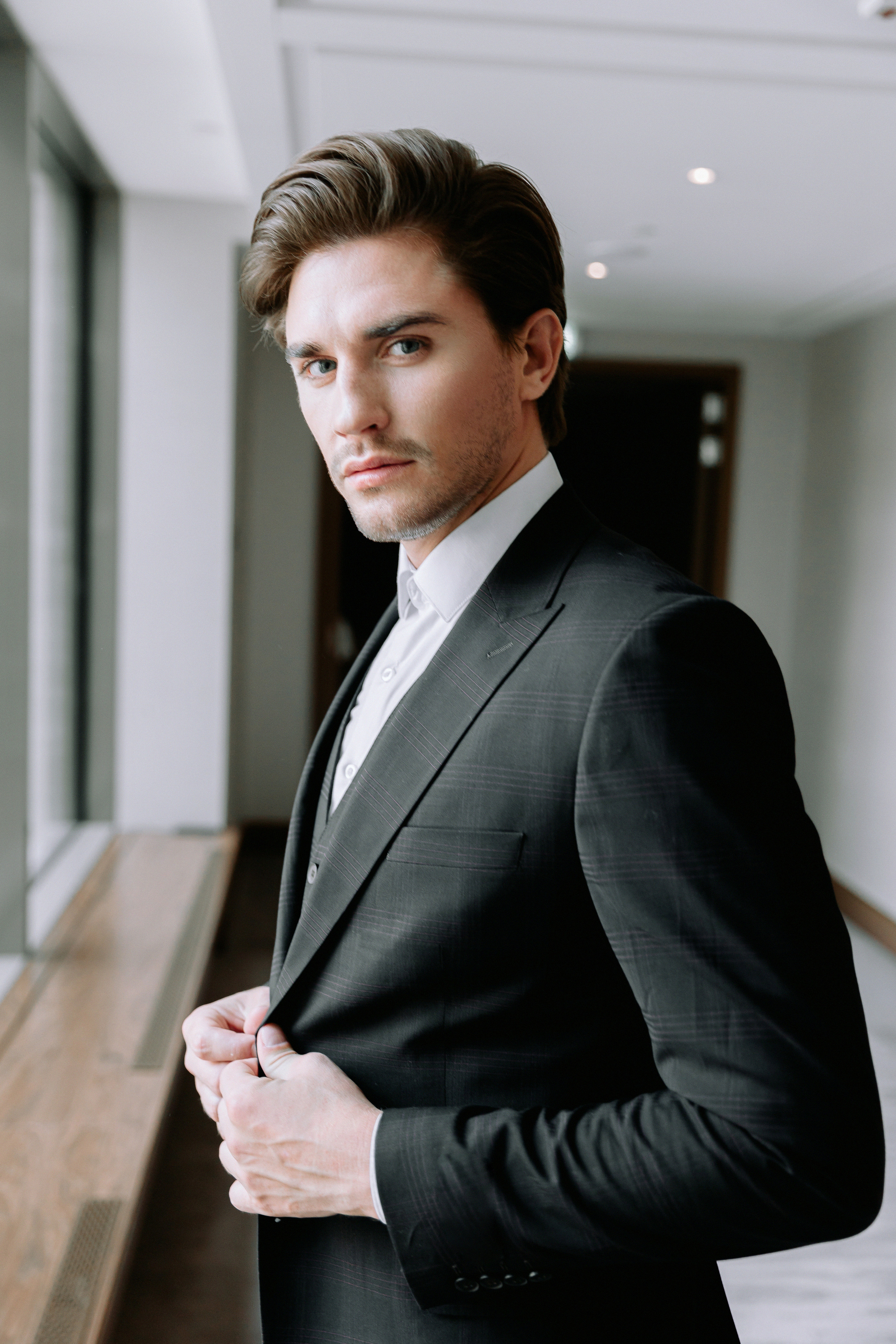 Елена и Адам в самом свадебном отеле ХАЯТ. Свадебный фотограф Москва