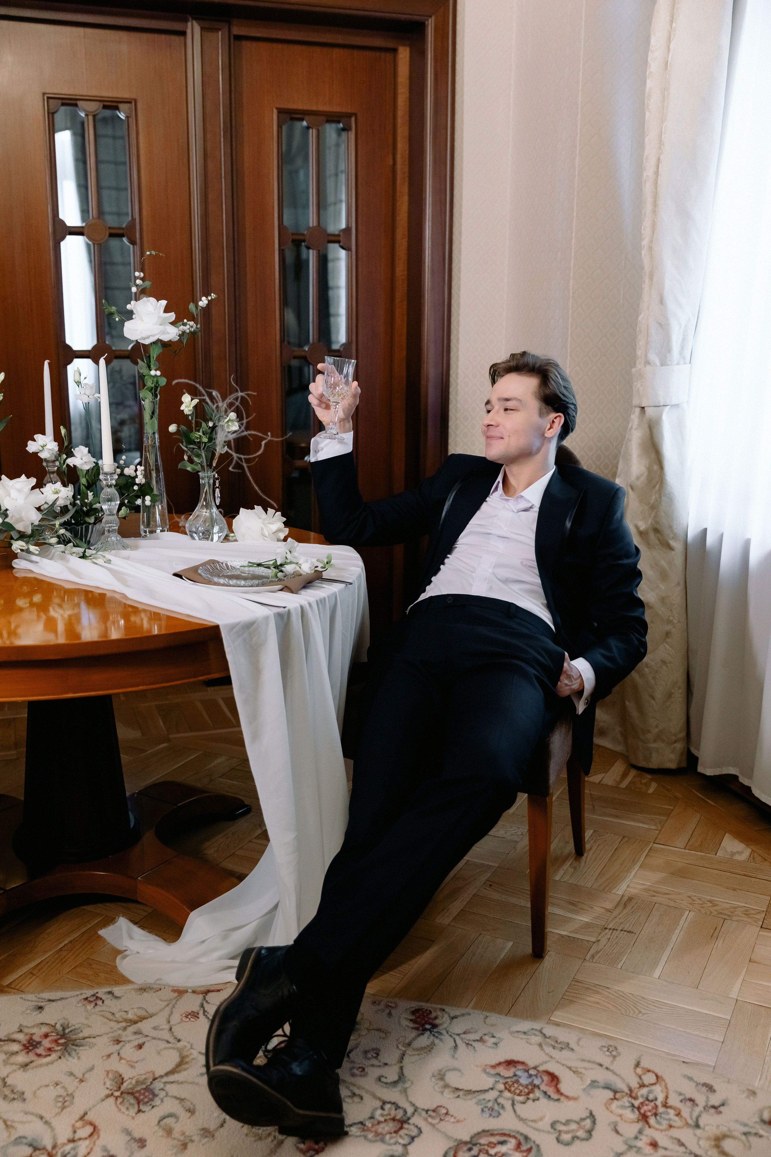 Никита и Мария: отель Хилтон Ленинградская. Свадебный фотограф Москва