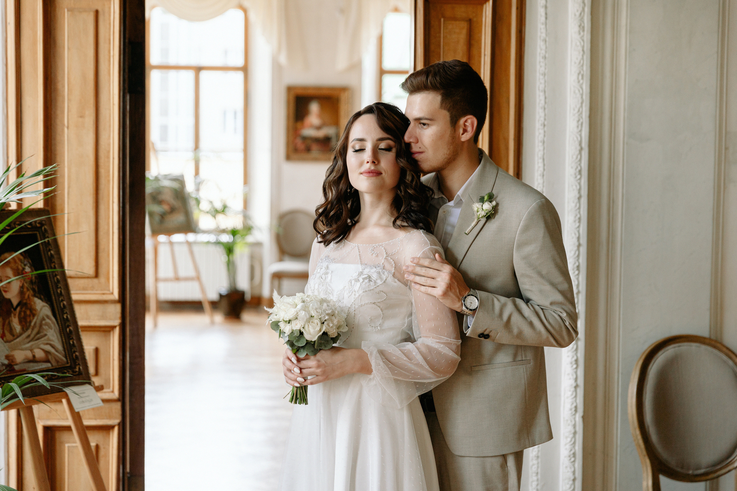 АРХИВ Наталья и Роман. Читальня им Пушкина. Грибоедовский ЗАГС. Свадебный фотограф Москва