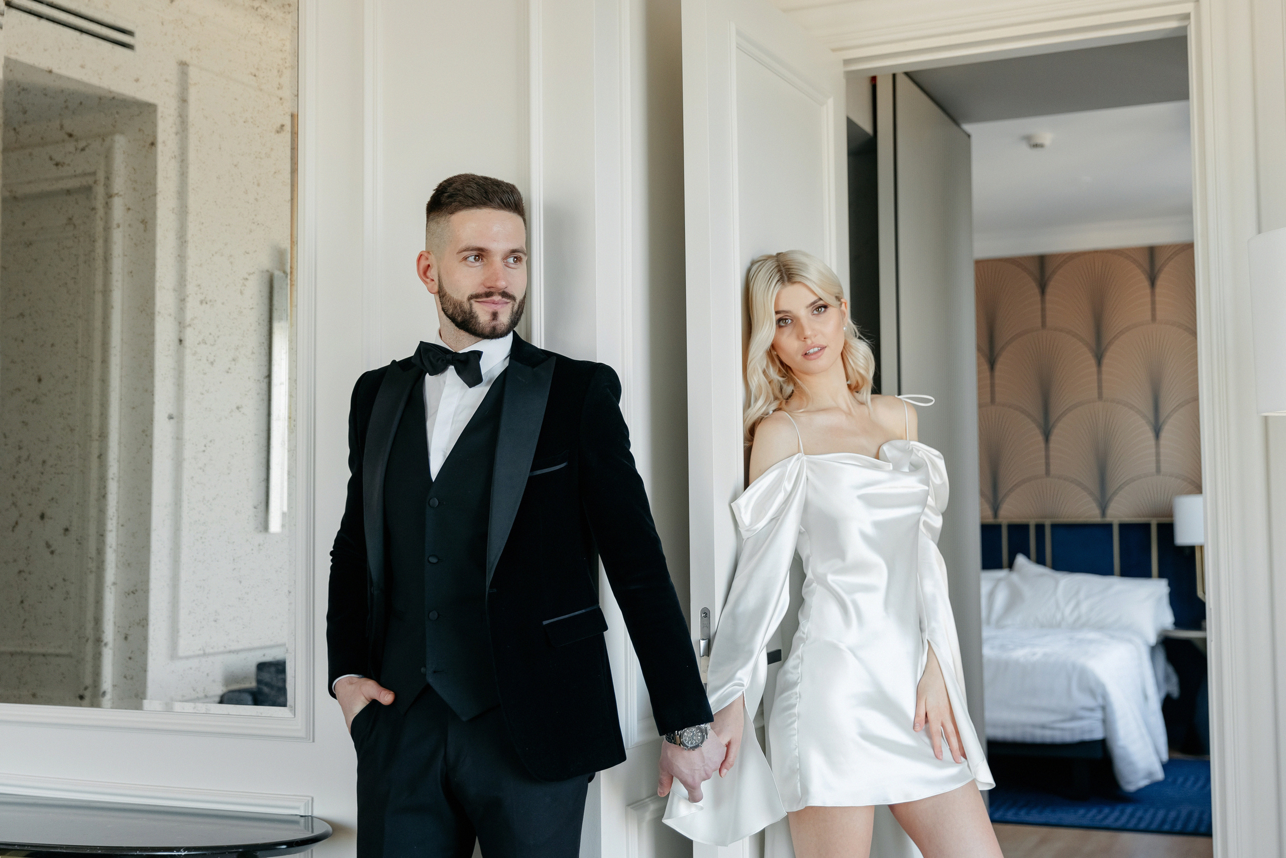 Татьяна и Алексей в отеле Мариотт АРХИВ. Свадебный фотограф Москва