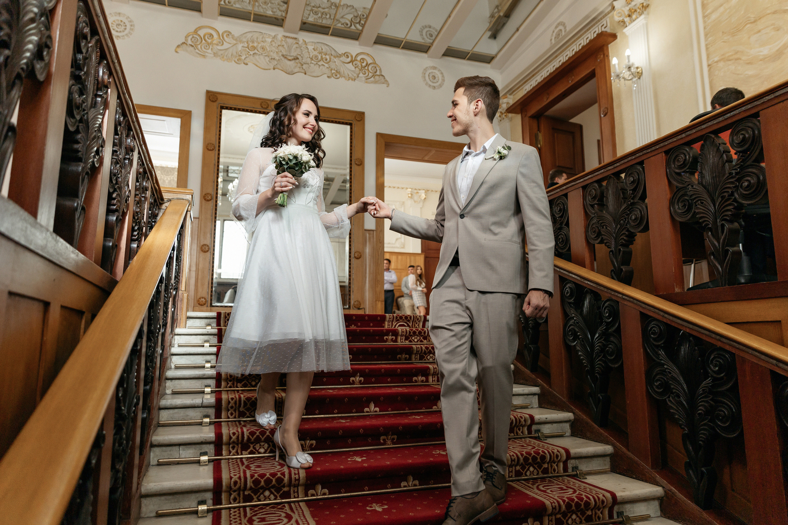 АРХИВ Наталья и Роман. Читальня им Пушкина. Грибоедовский ЗАГС. Свадебный фотограф Москва