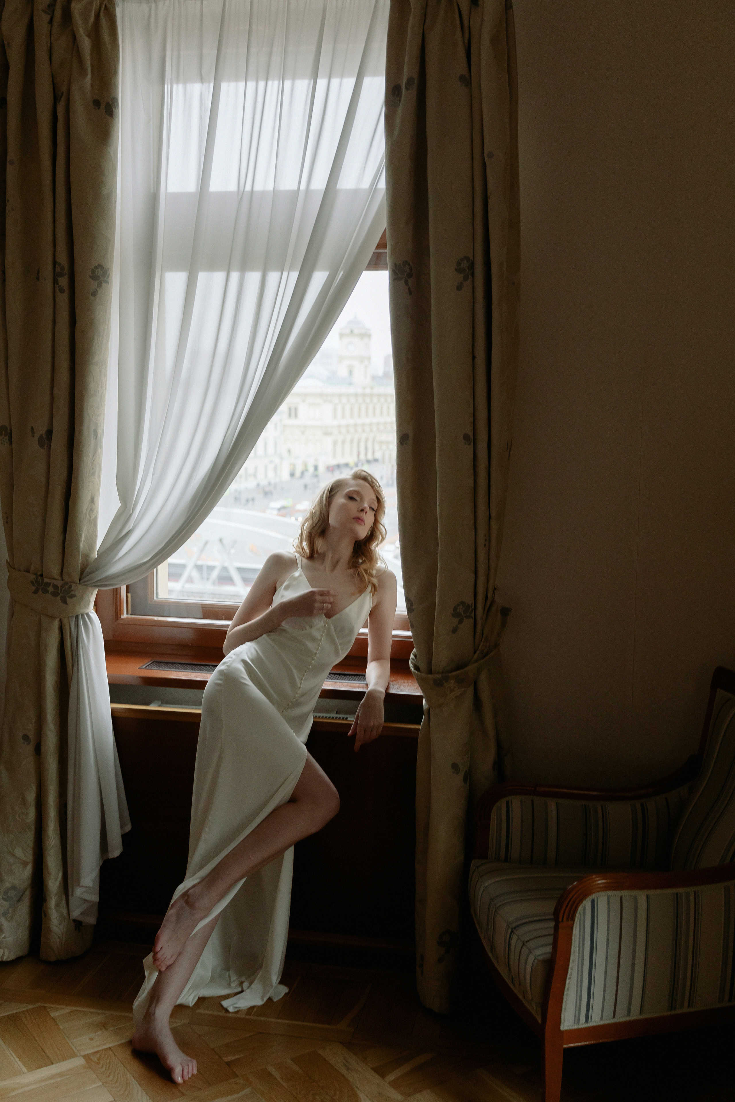 Никита и Мария: отель Хилтон Ленинградская. Свадебный фотограф Москва