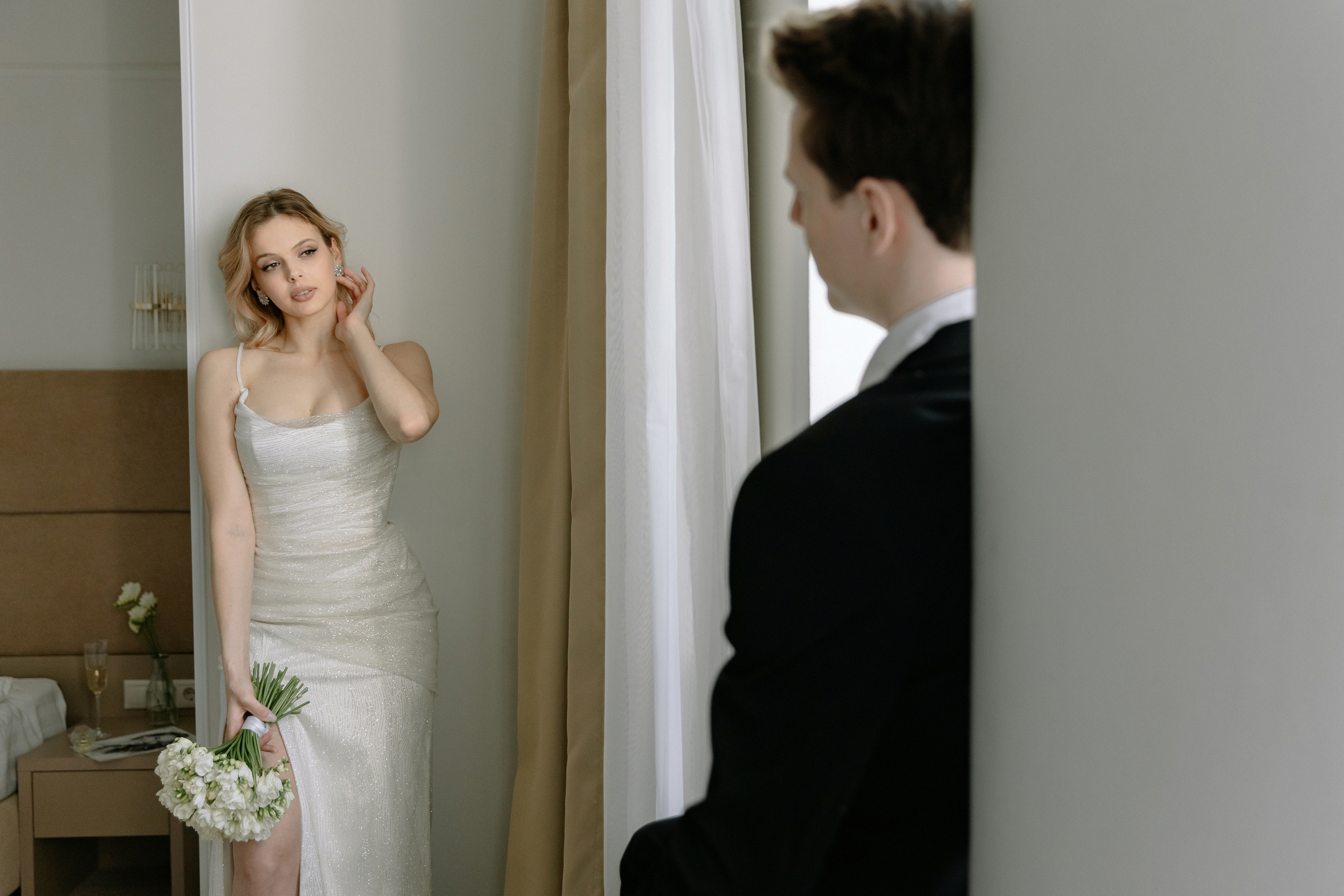 АРХИВ Лиза и Виталий: отель Люмьер. Свадебный фотограф Москва