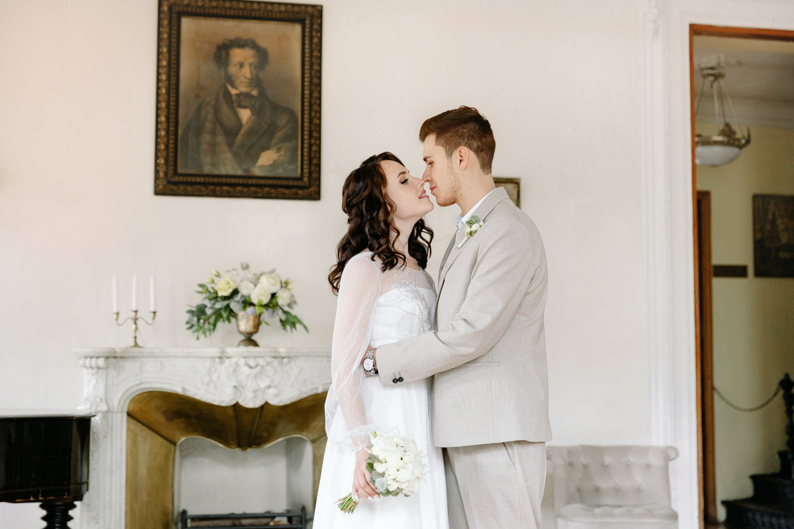 АРХИВ Наталья и Роман. Читальня им Пушкина. Грибоедовский ЗАГС. Свадебный фотограф Москва