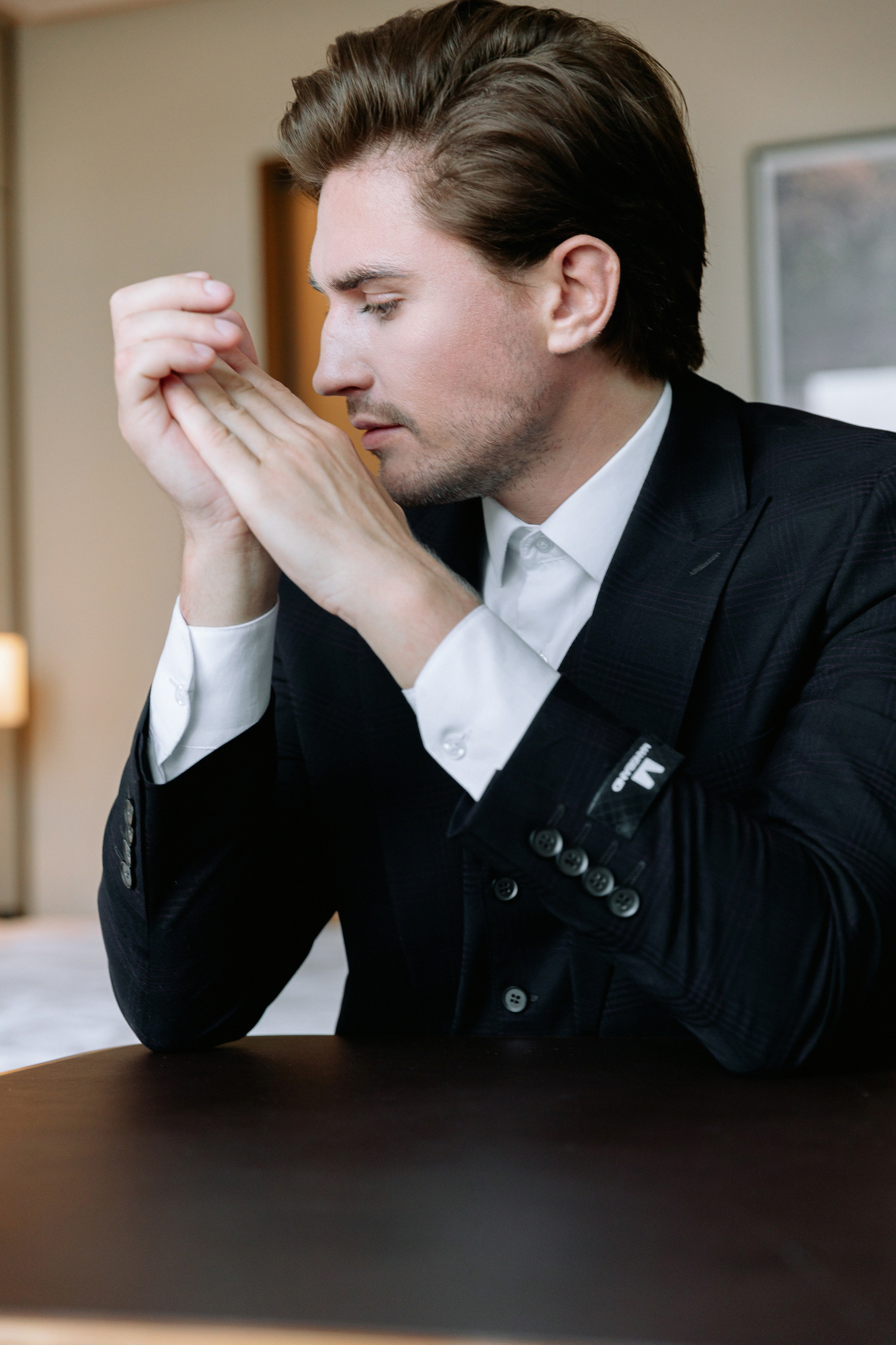 Елена и Адам в самом свадебном отеле ХАЯТ. Свадебный фотограф Москва