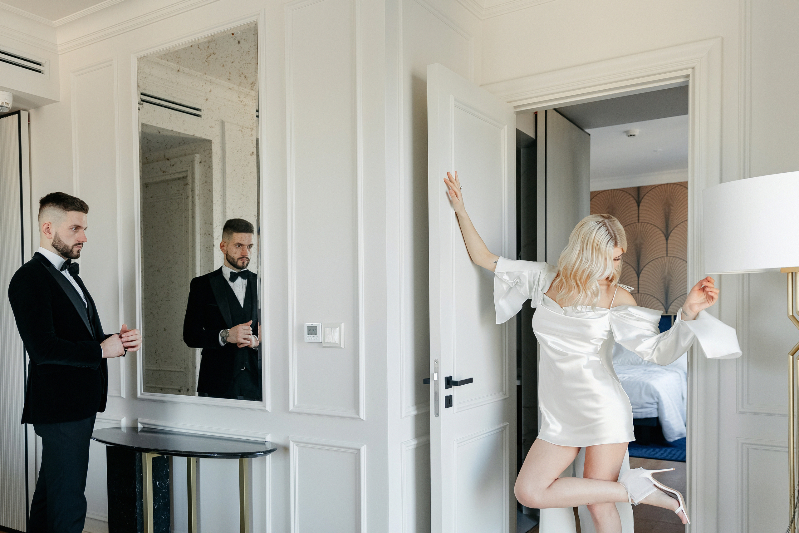 Татьяна и Алексей в отеле Мариотт АРХИВ. Свадебный фотограф Москва