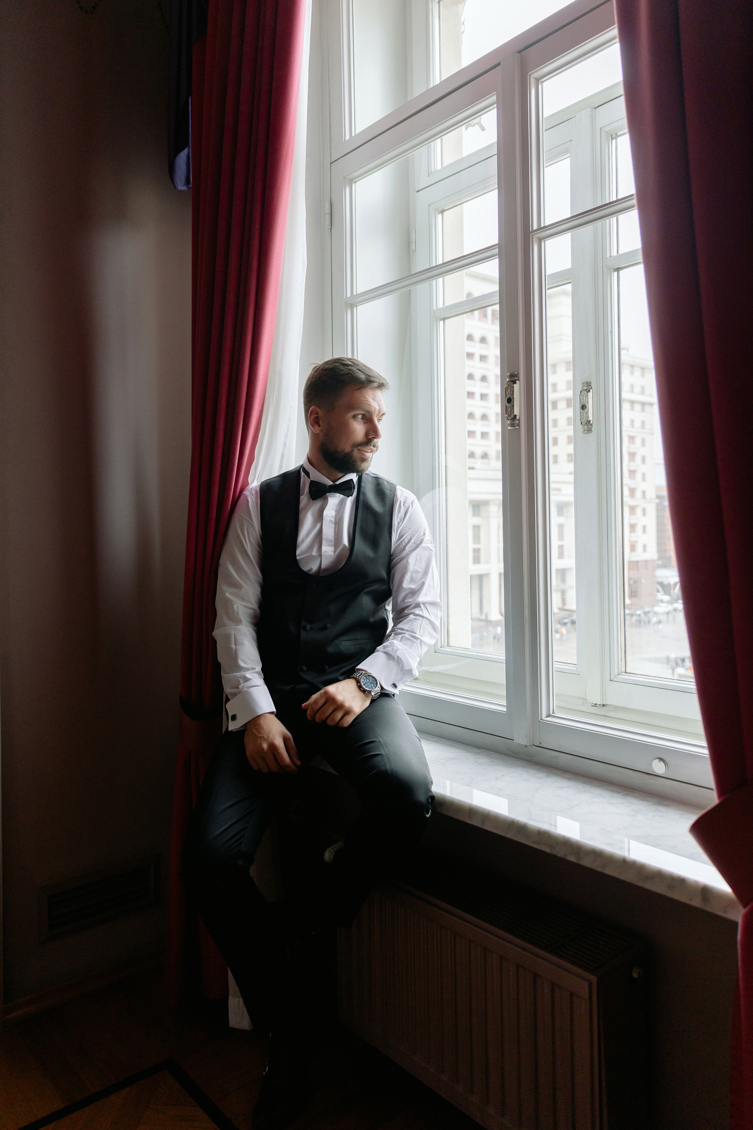 Роберт и Луиза: свадебный день в отеле НАЦИОНАЛЬ. Свадебный фотограф Москва