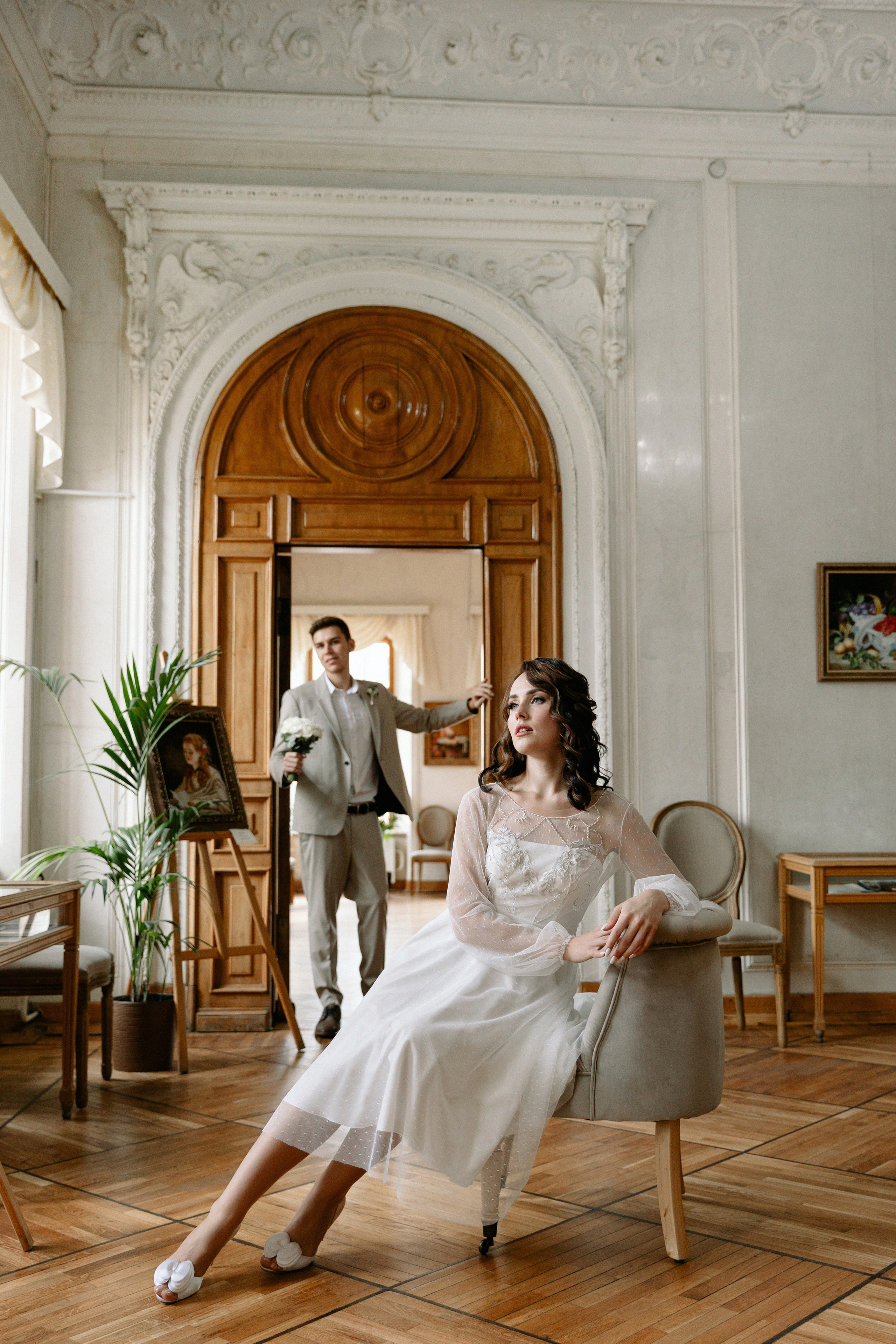 АРХИВ Наталья и Роман. Читальня им Пушкина. Грибоедовский ЗАГС. Свадебный фотограф Москва