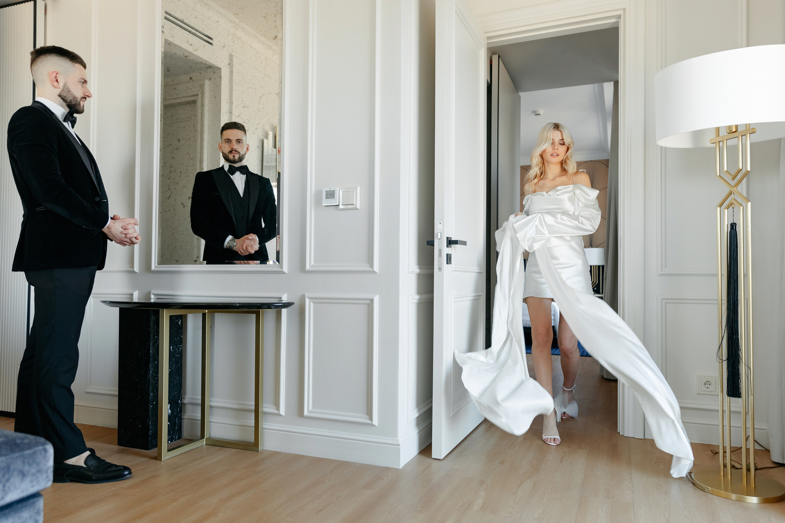 Татьяна и Алексей в отеле Мариотт АРХИВ. Свадебный фотограф Москва