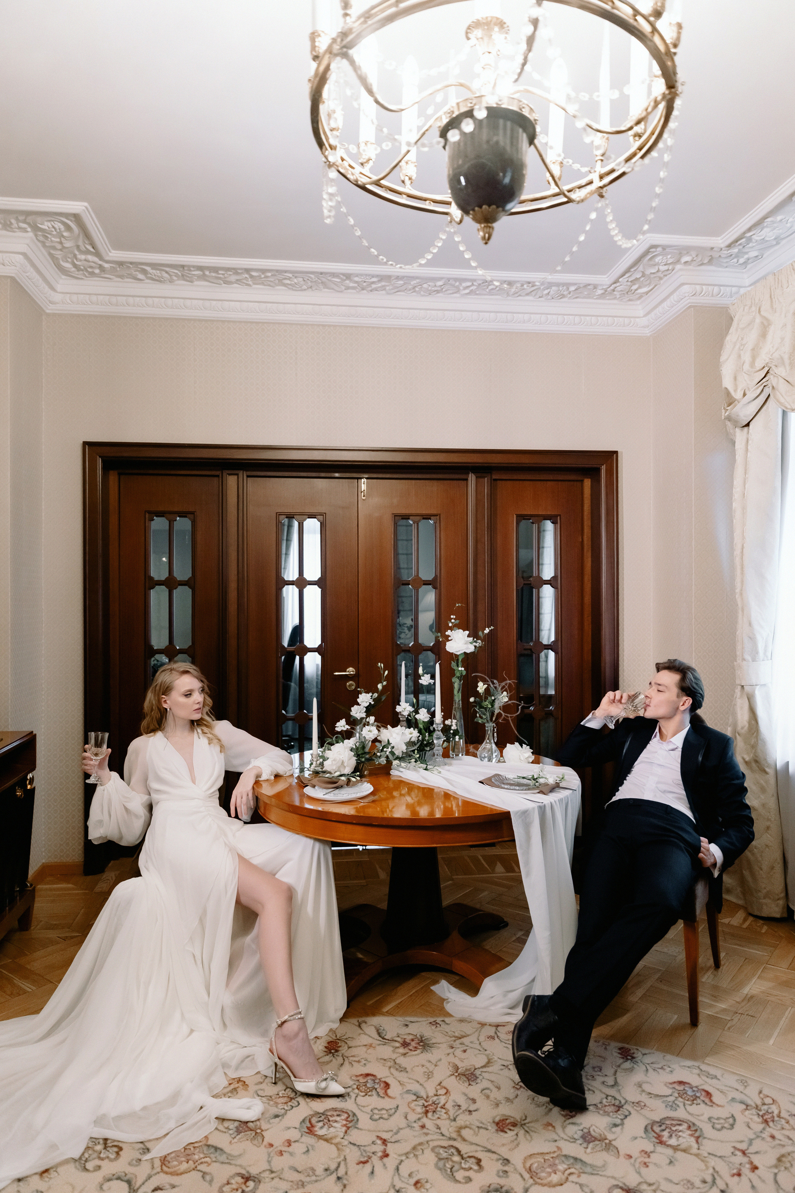 Никита и Мария: отель Хилтон Ленинградская. Свадебный фотограф Москва