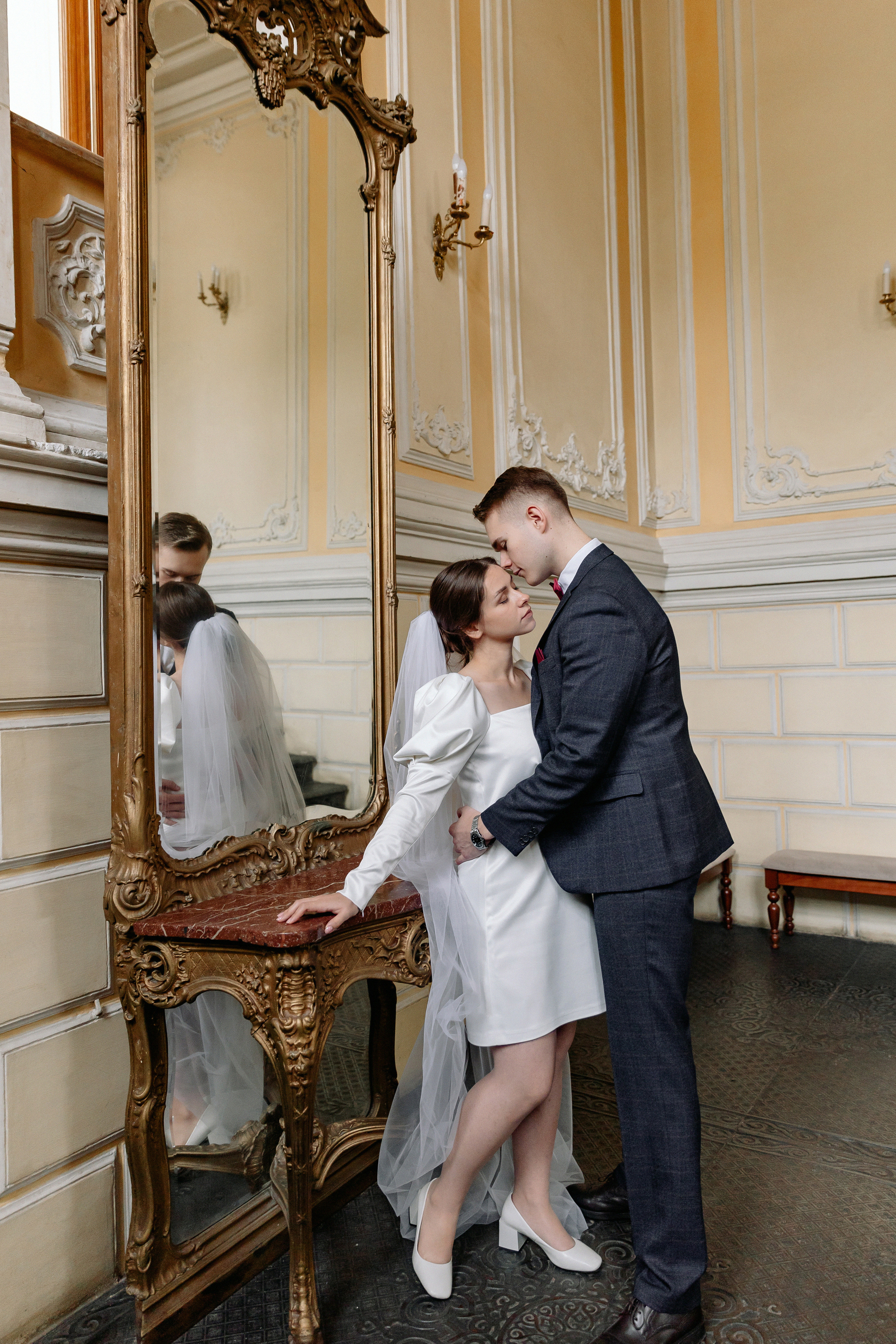 АРХИВ Катя и Андрей, Таганский ЗАГС. Библиотека-читальня имПушкина. Свадебный фотограф Москва