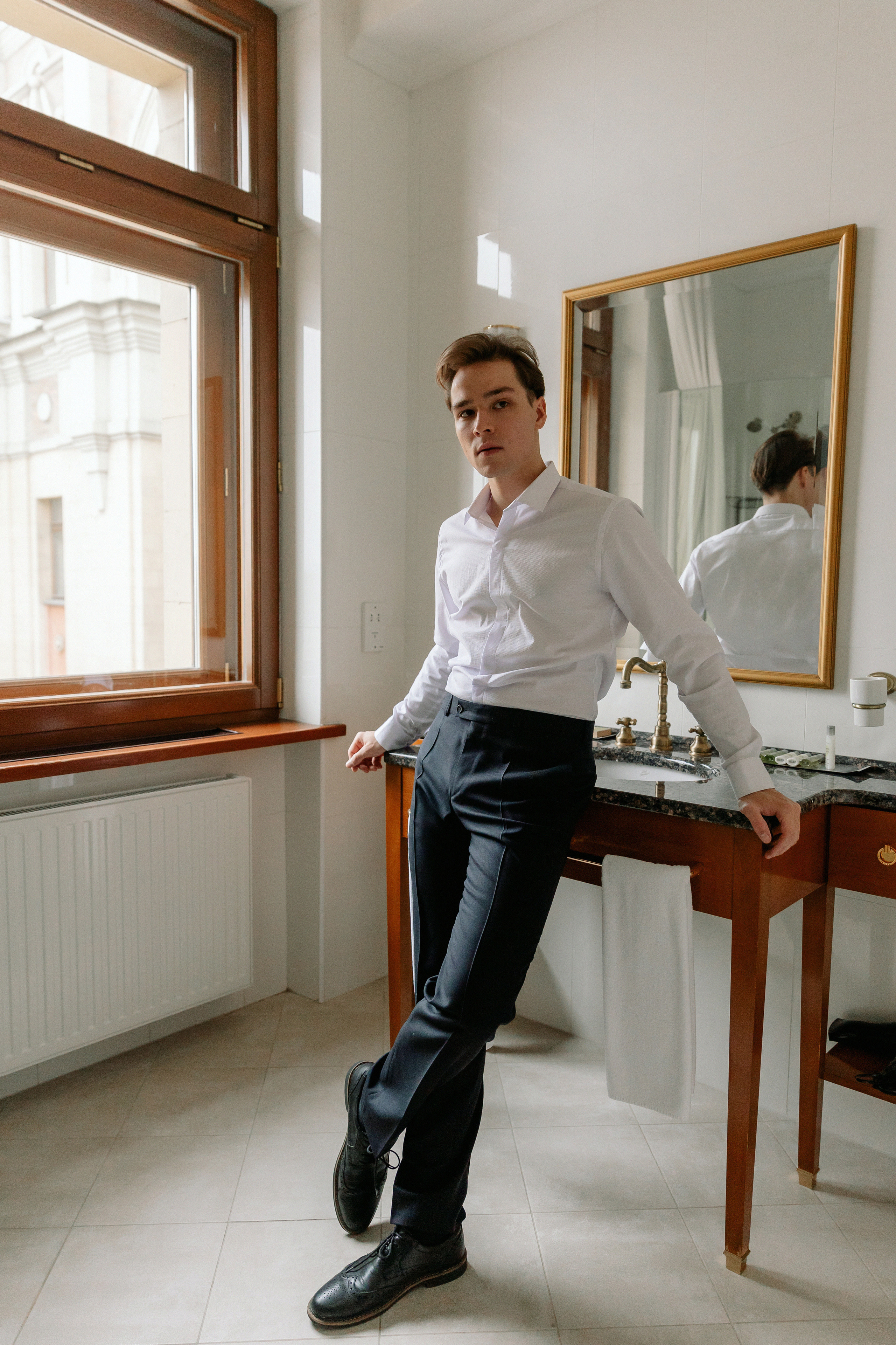 Никита и Мария: отель Хилтон Ленинградская. Свадебный фотограф Москва