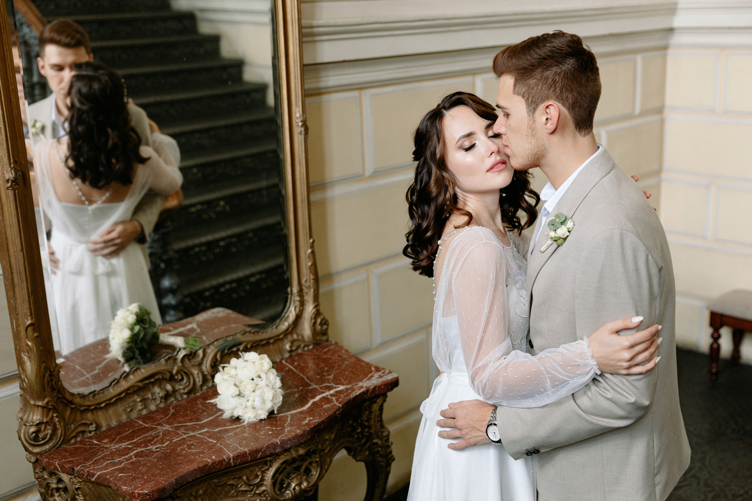 АРХИВ Наталья и Роман. Читальня им Пушкина. Грибоедовский ЗАГС. Свадебный фотограф Москва