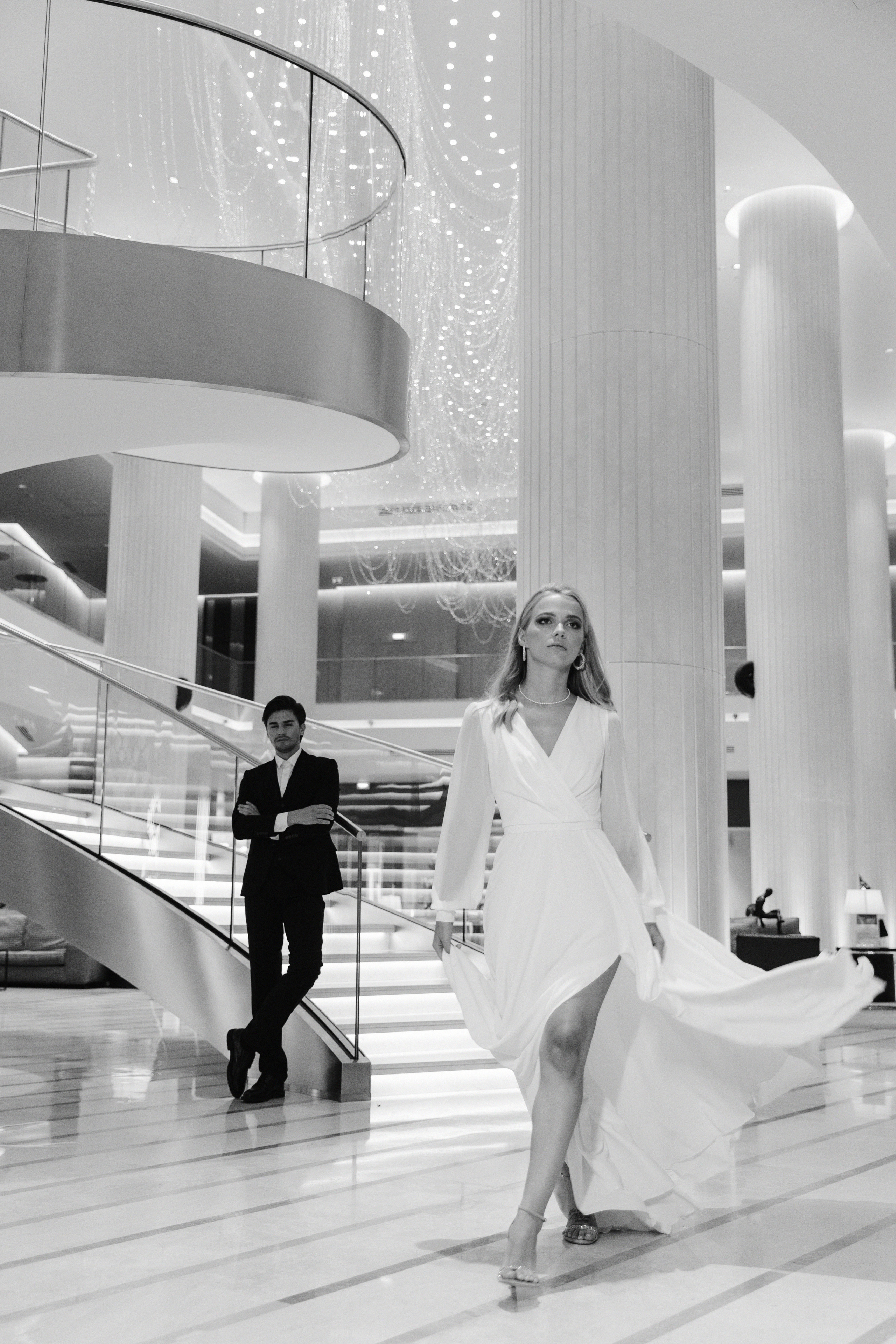 Елена и Адам в самом свадебном отеле ХАЯТ. Свадебный фотограф Москва