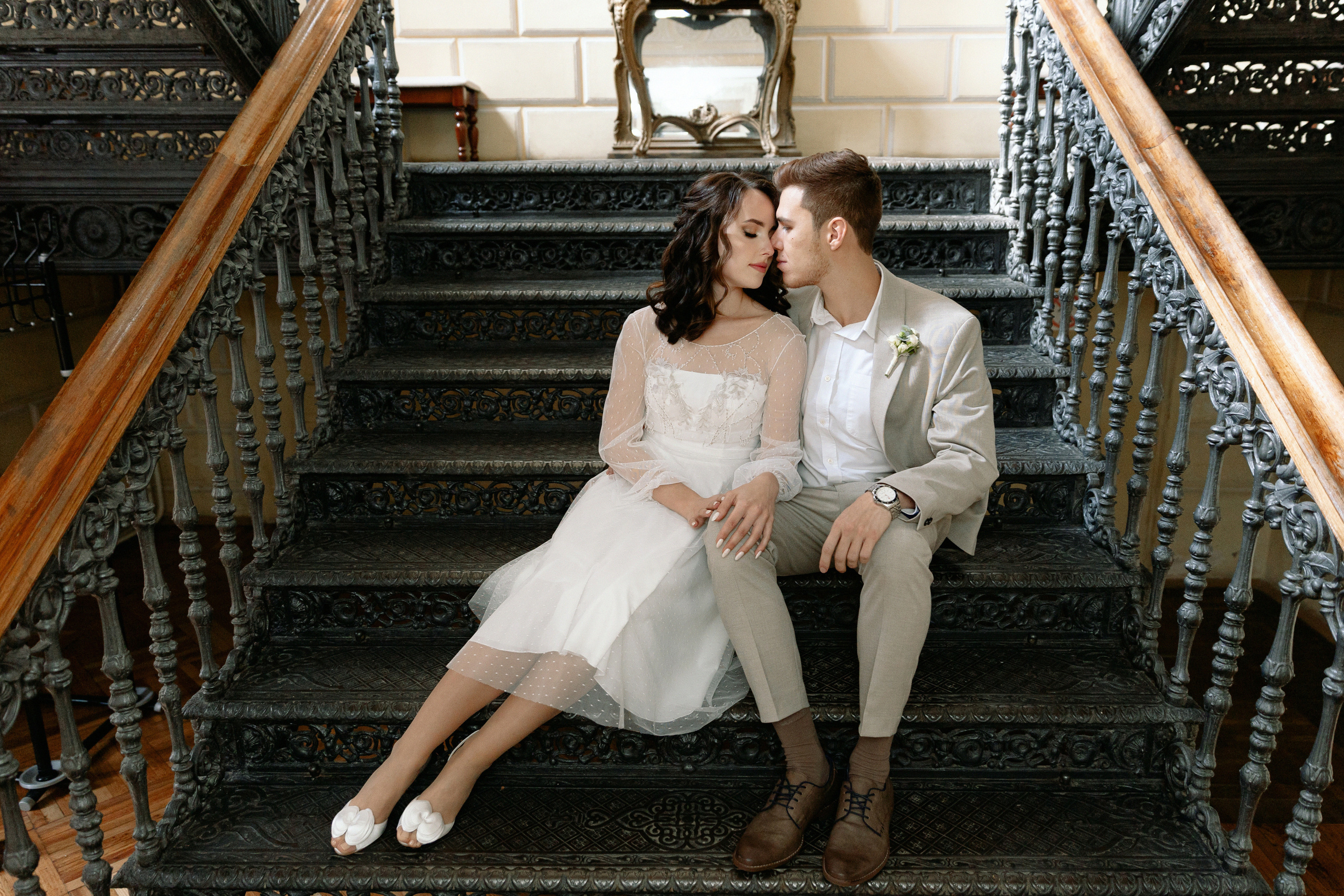 АРХИВ Наталья и Роман. Читальня им Пушкина. Грибоедовский ЗАГС. Свадебный фотограф Москва