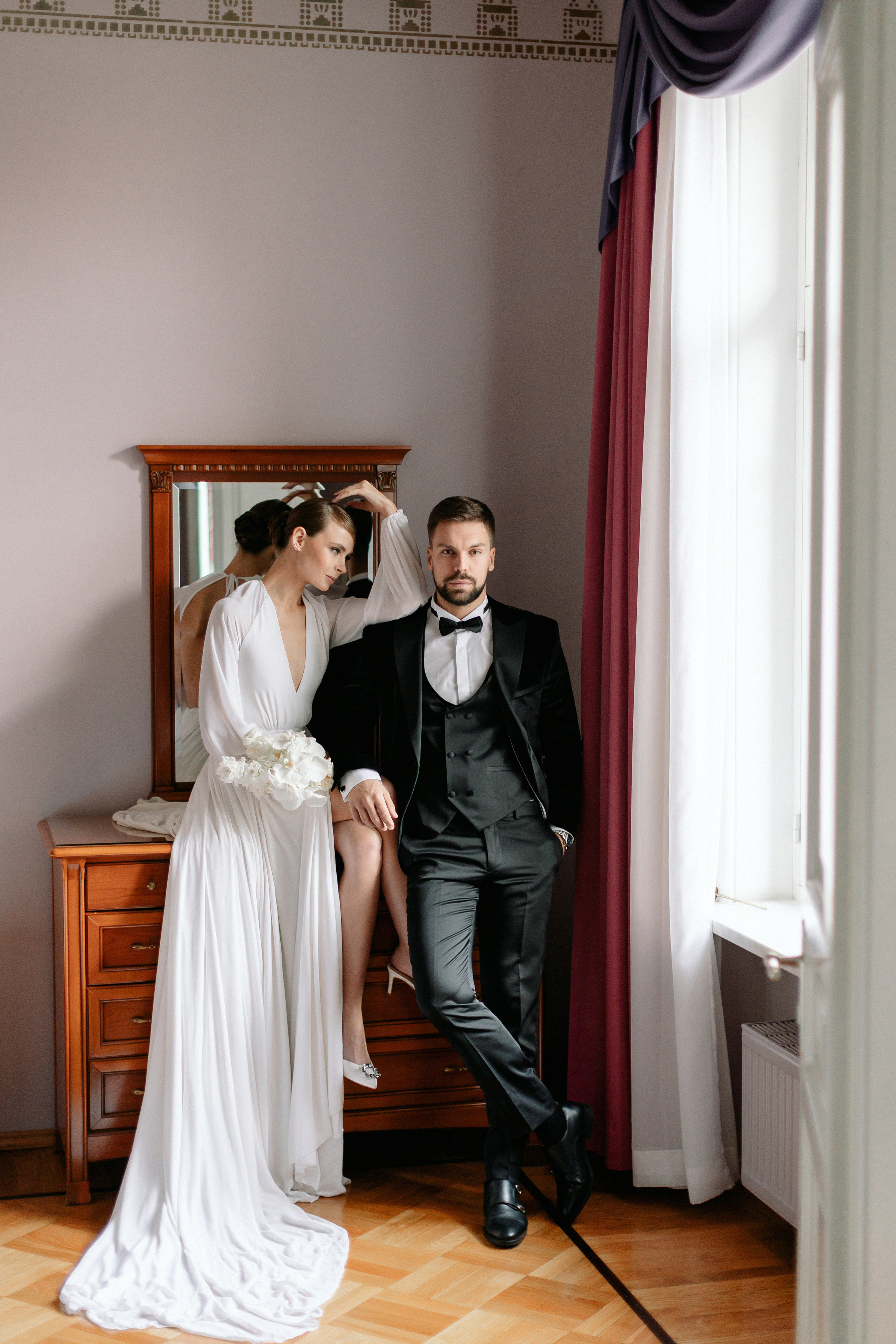 Роберт и Луиза: свадебный день в отеле НАЦИОНАЛЬ. Свадебный фотограф Москва