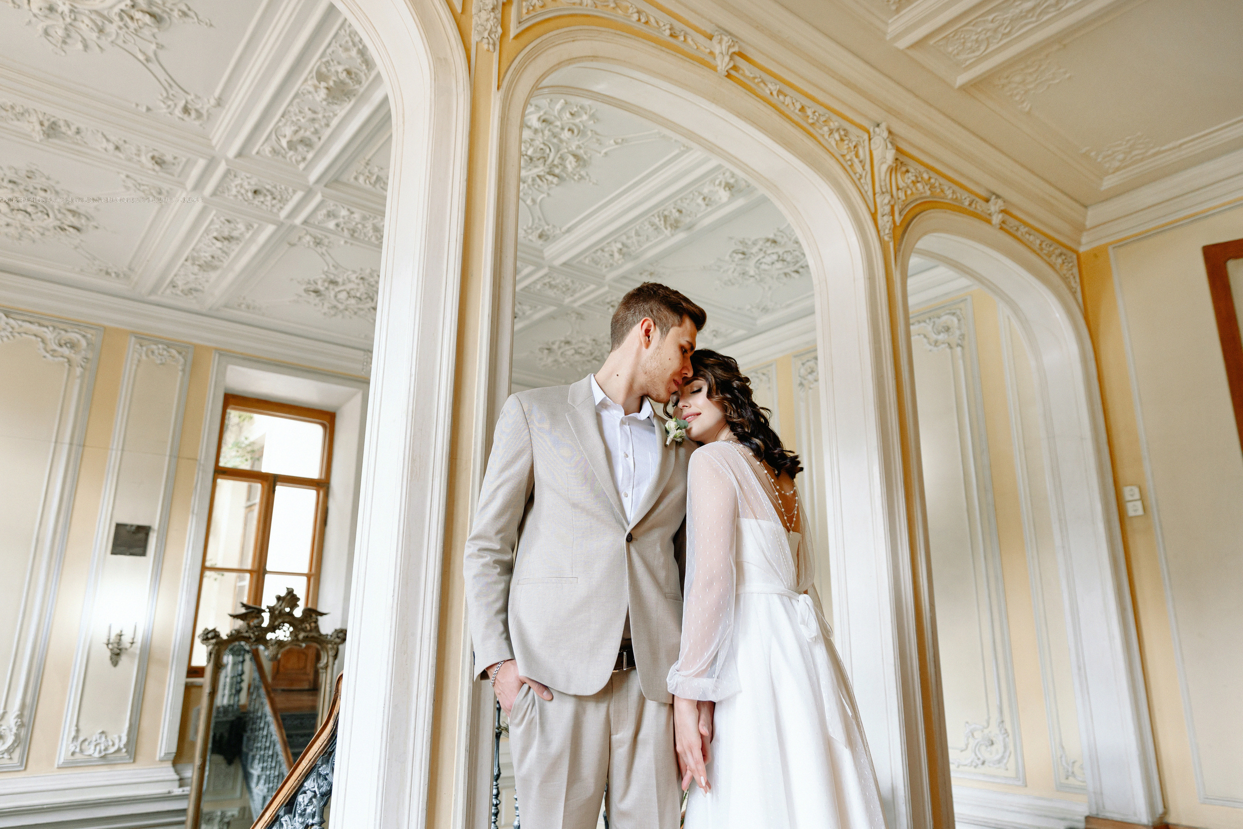 АРХИВ Наталья и Роман. Читальня им Пушкина. Грибоедовский ЗАГС. Свадебный фотограф Москва