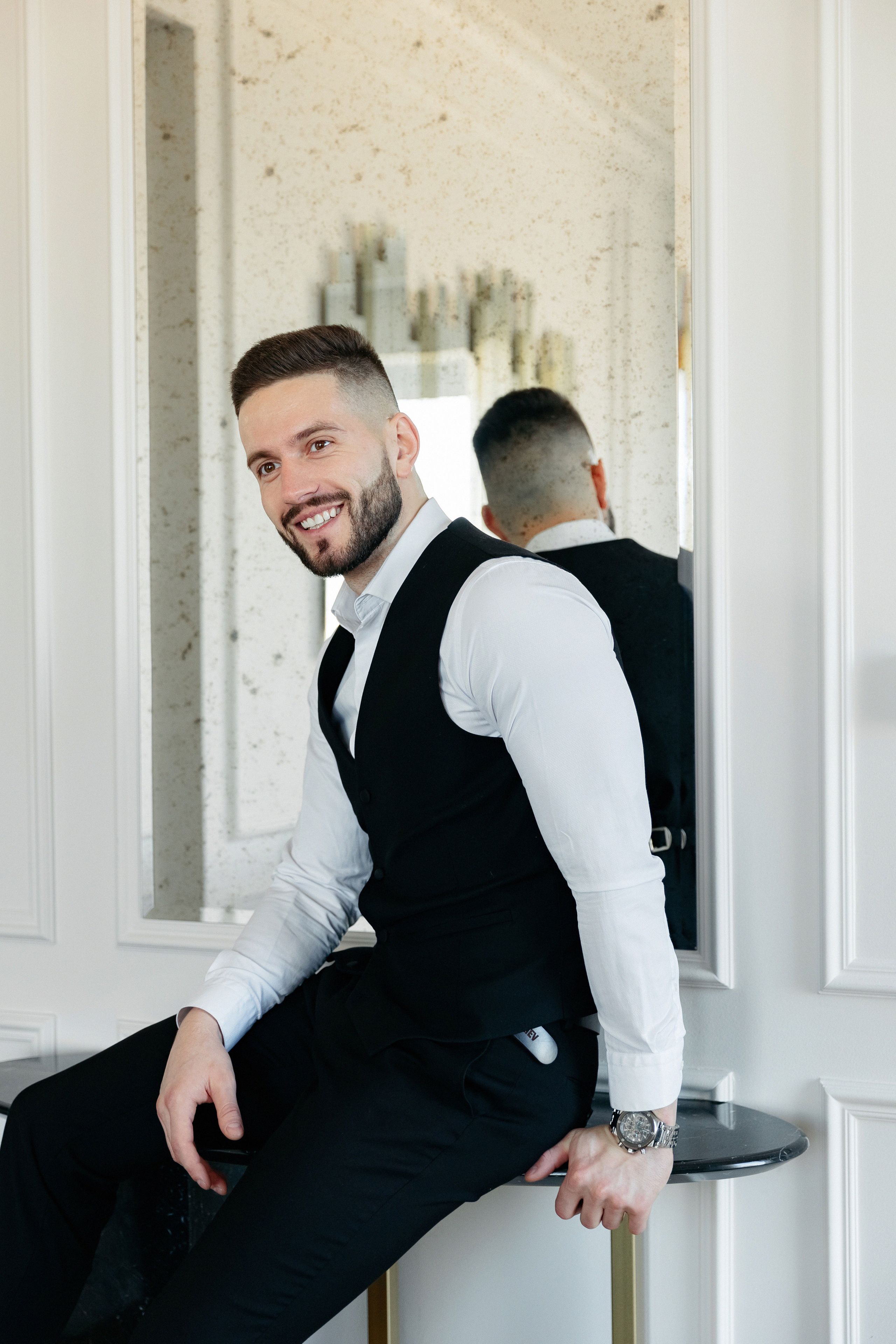 Татьяна и Алексей в отеле Мариотт АРХИВ. Свадебный фотограф Москва