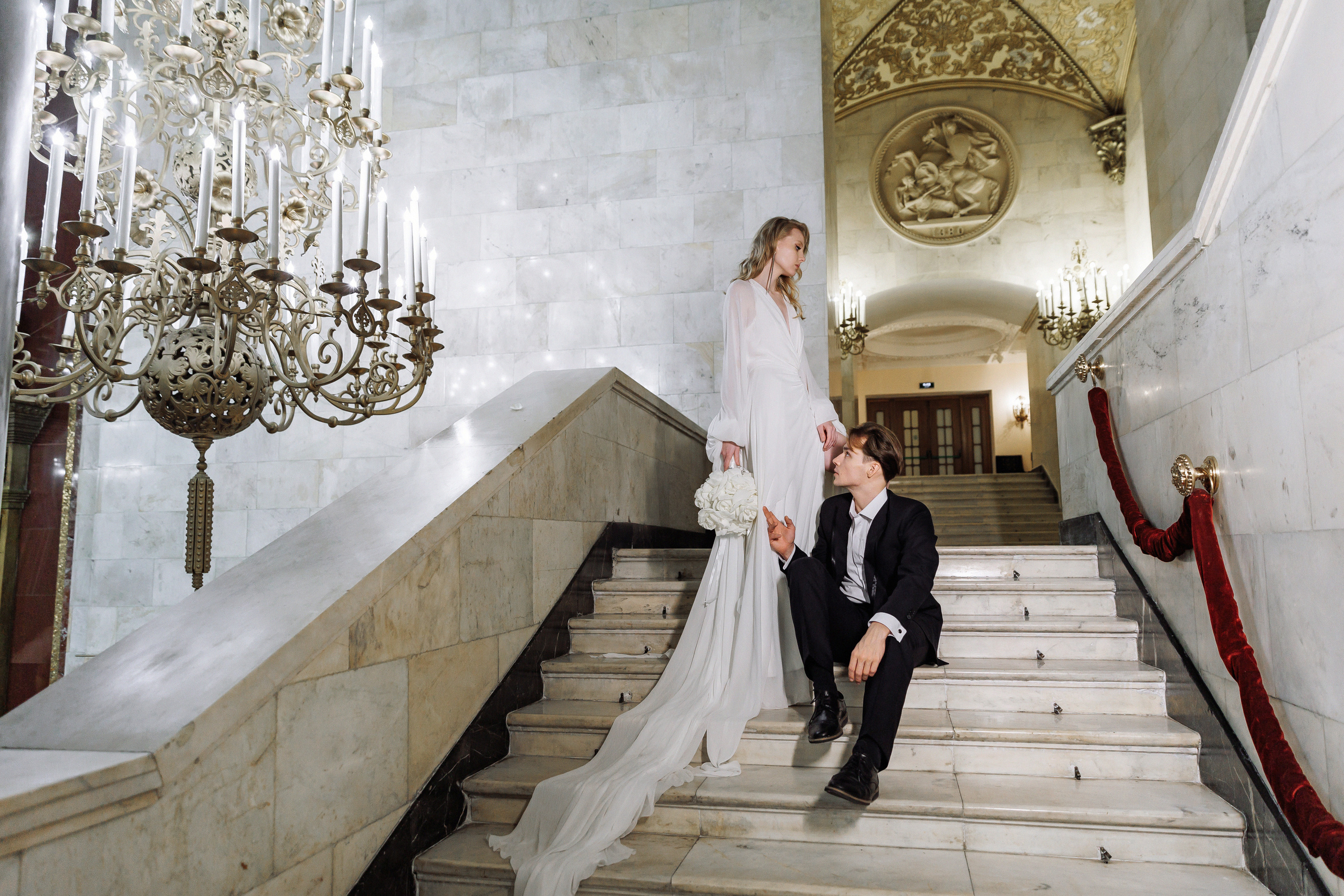 Никита и Мария: отель Хилтон Ленинградская. Свадебный фотограф Москва