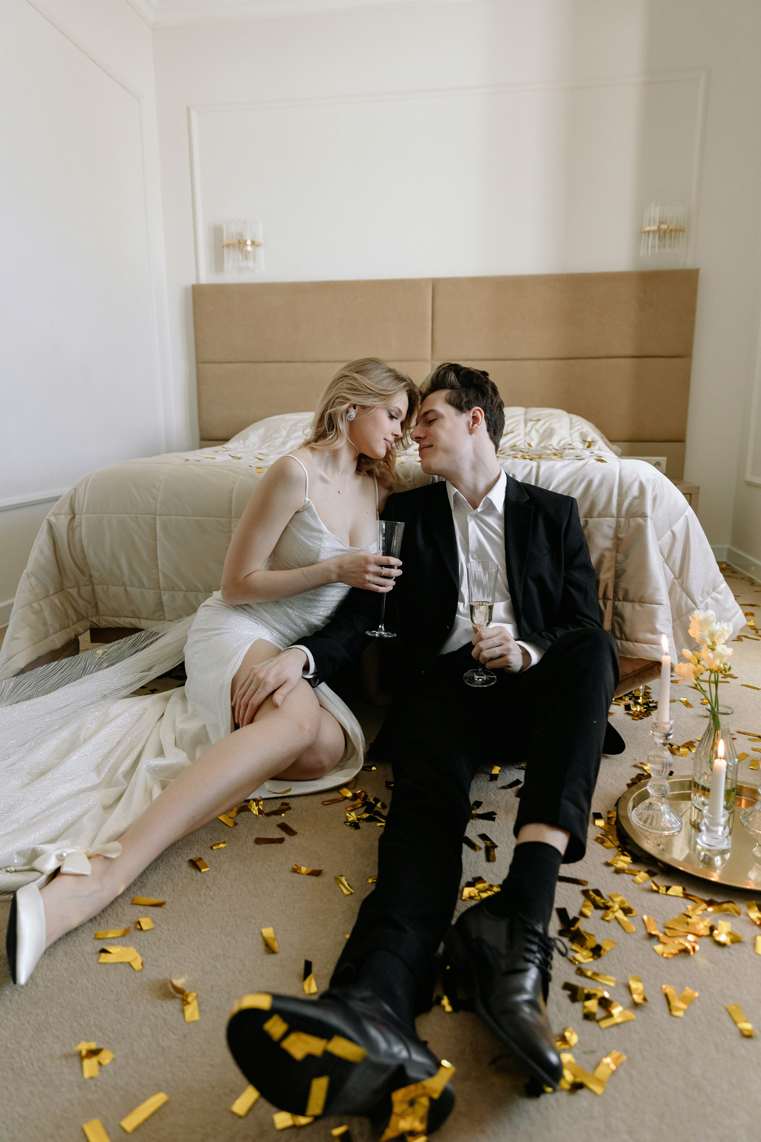 АРХИВ Лиза и Виталий: отель Люмьер. Свадебный фотограф Москва