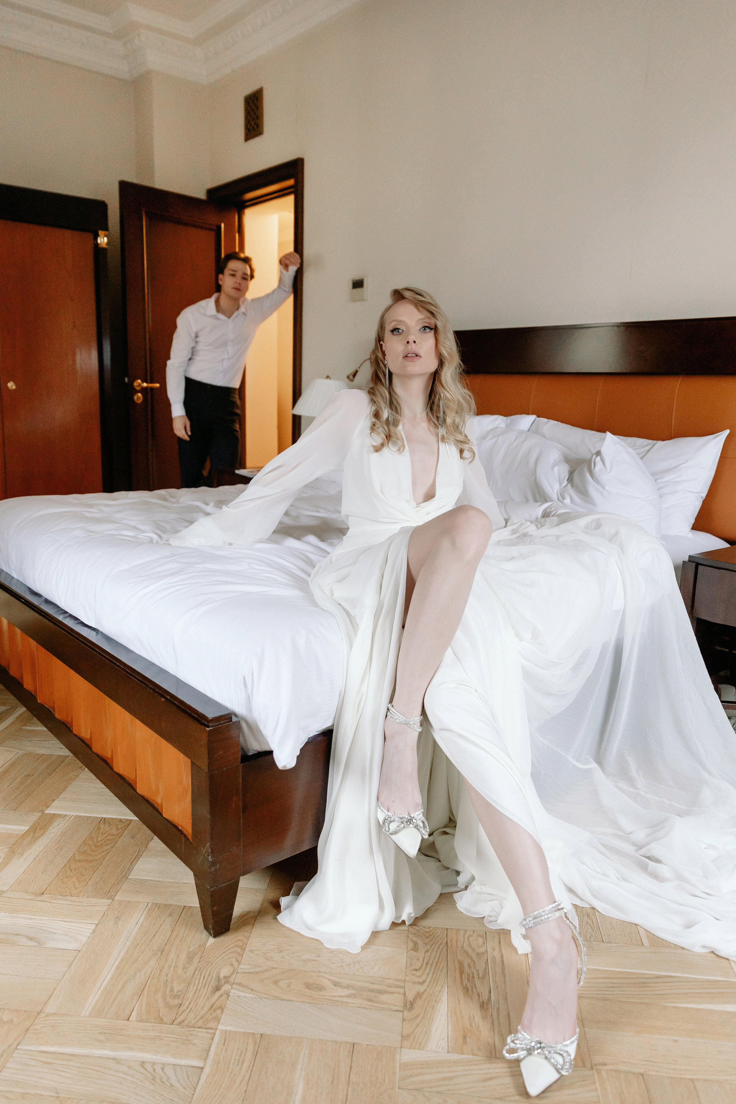 Никита и Мария: отель Хилтон Ленинградская. Свадебный фотограф Москва