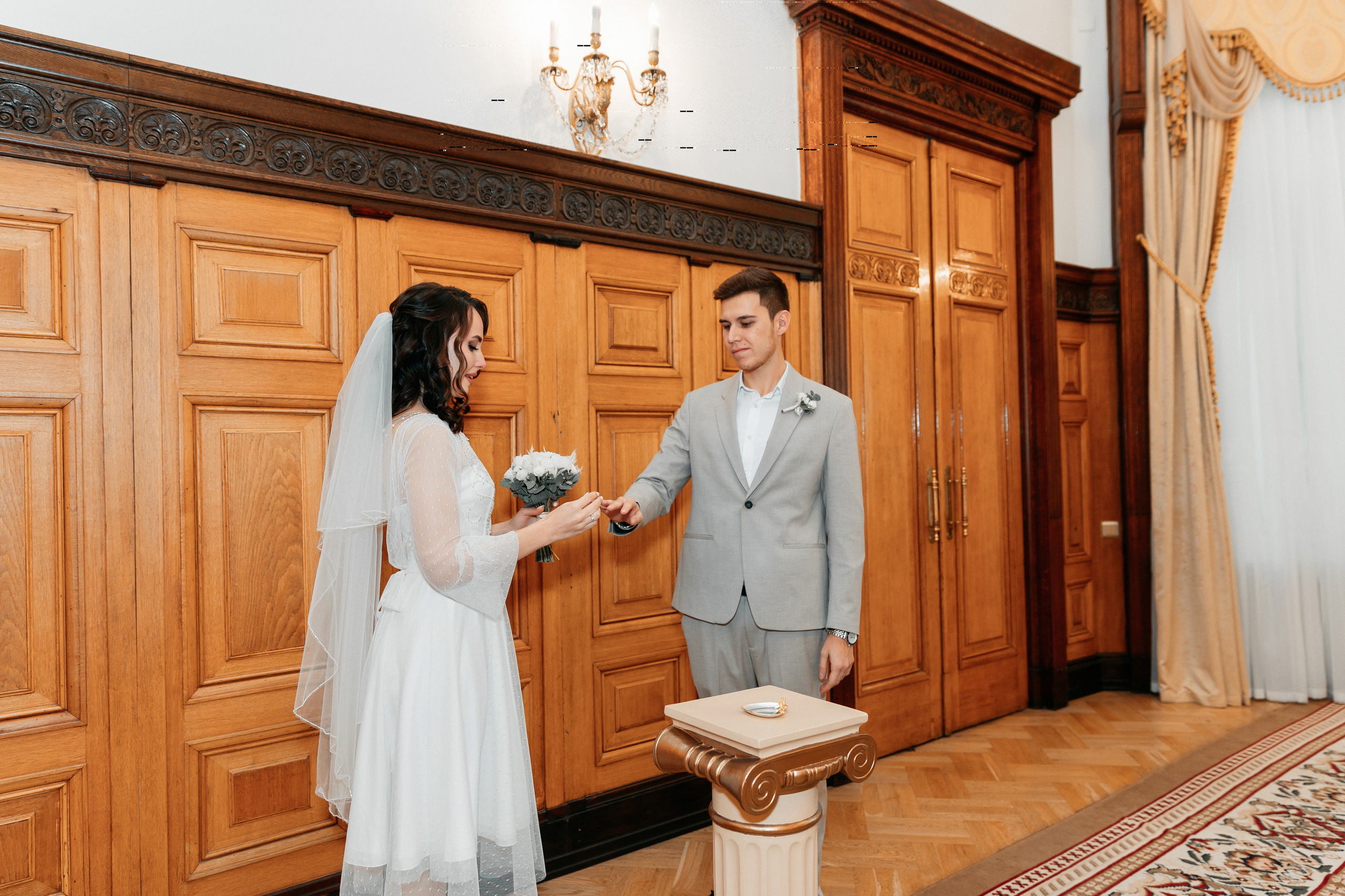 АРХИВ Наталья и Роман. Читальня им Пушкина. Грибоедовский ЗАГС. Свадебный фотограф Москва