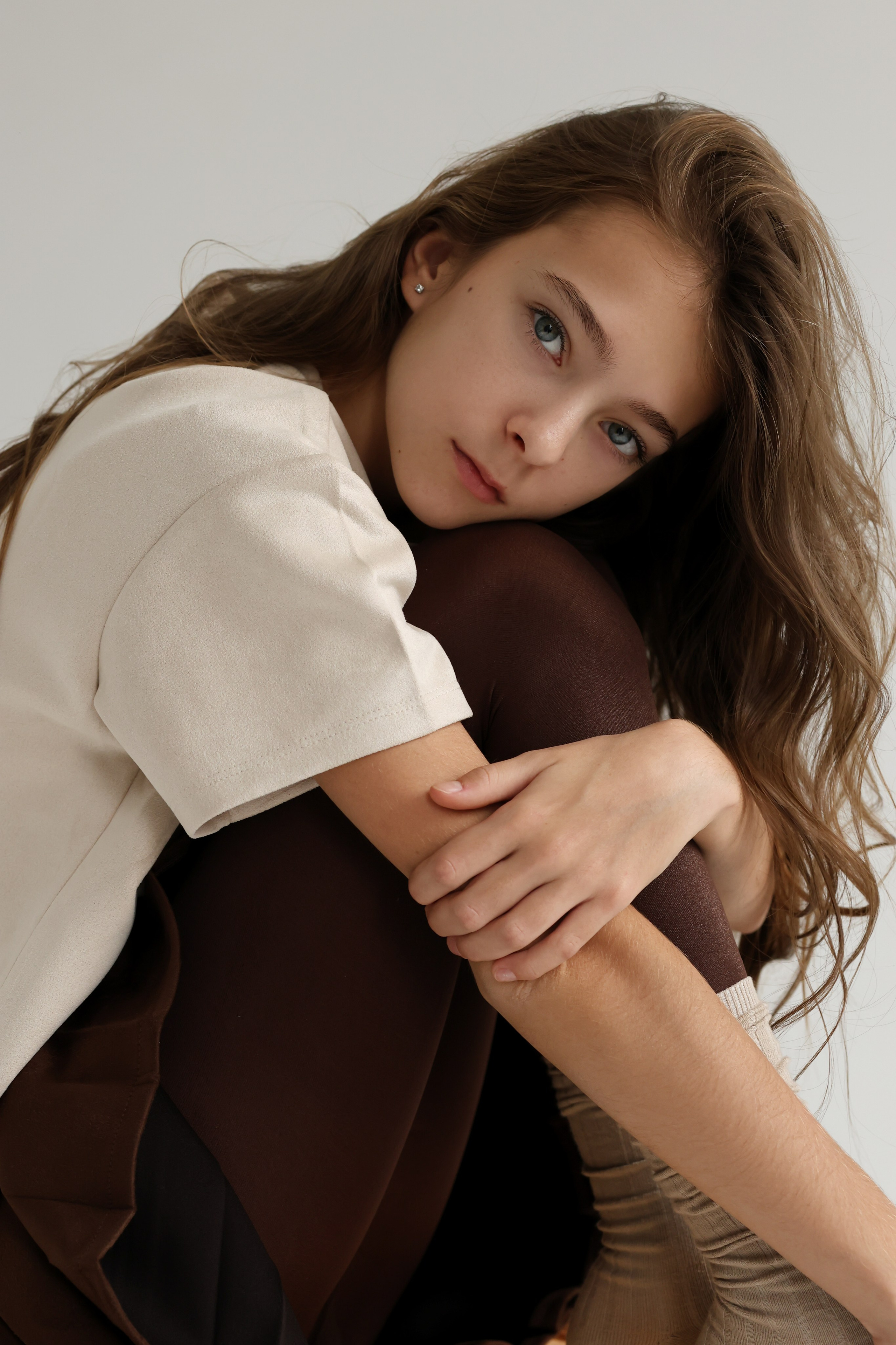 модельные тесты на циклораме при дневном освещении 