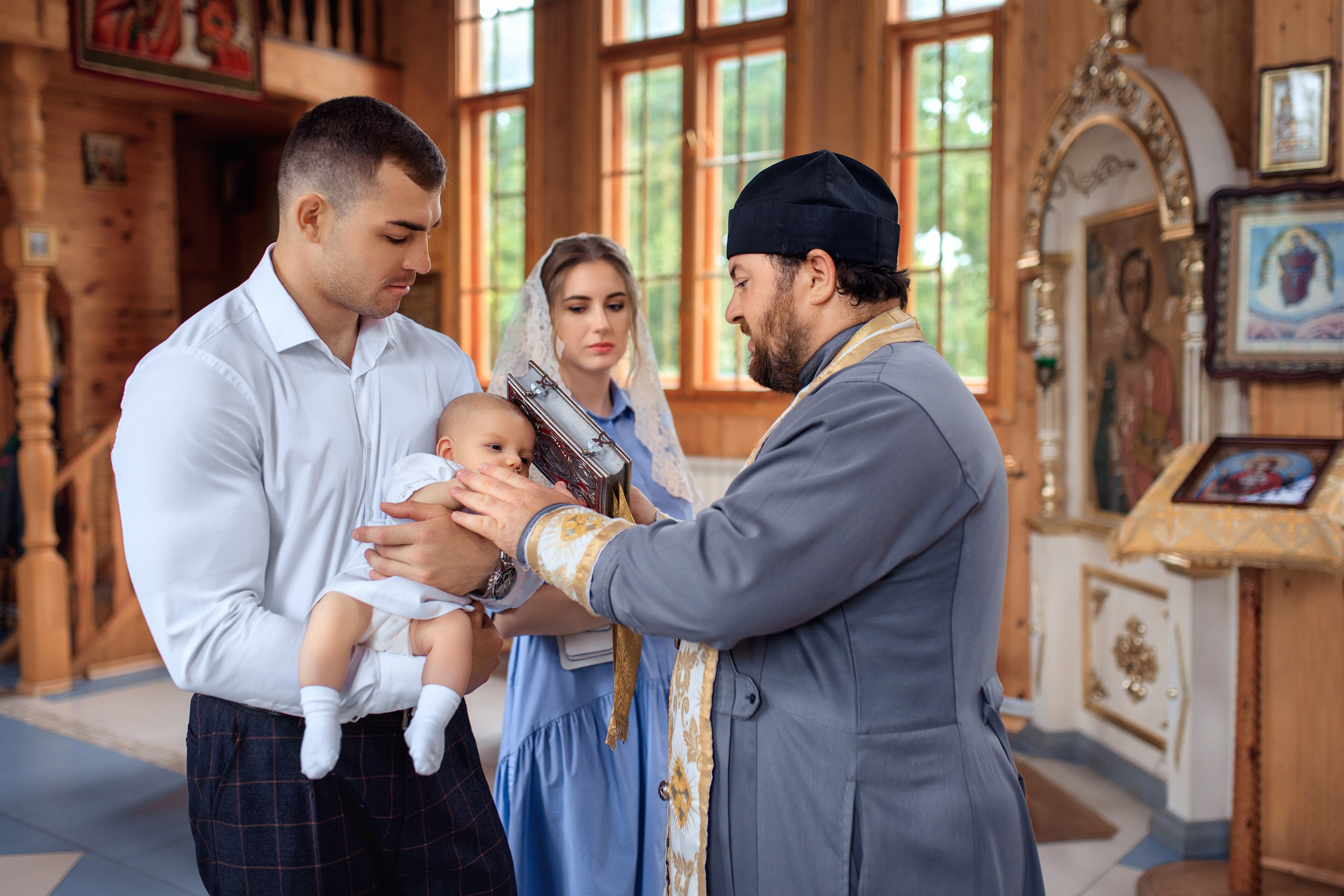 Таинство Крещения. Семейный фотограф Россошь Алла Ктеянц