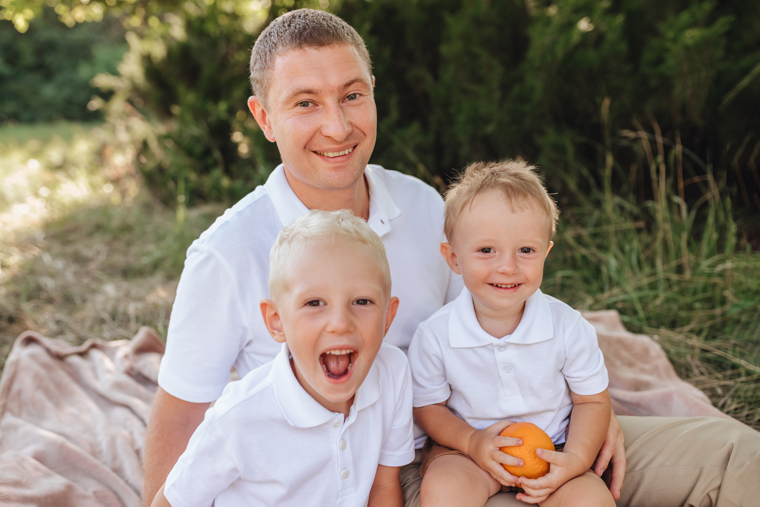 Пикник в лесу. Фотограф Катя Весна