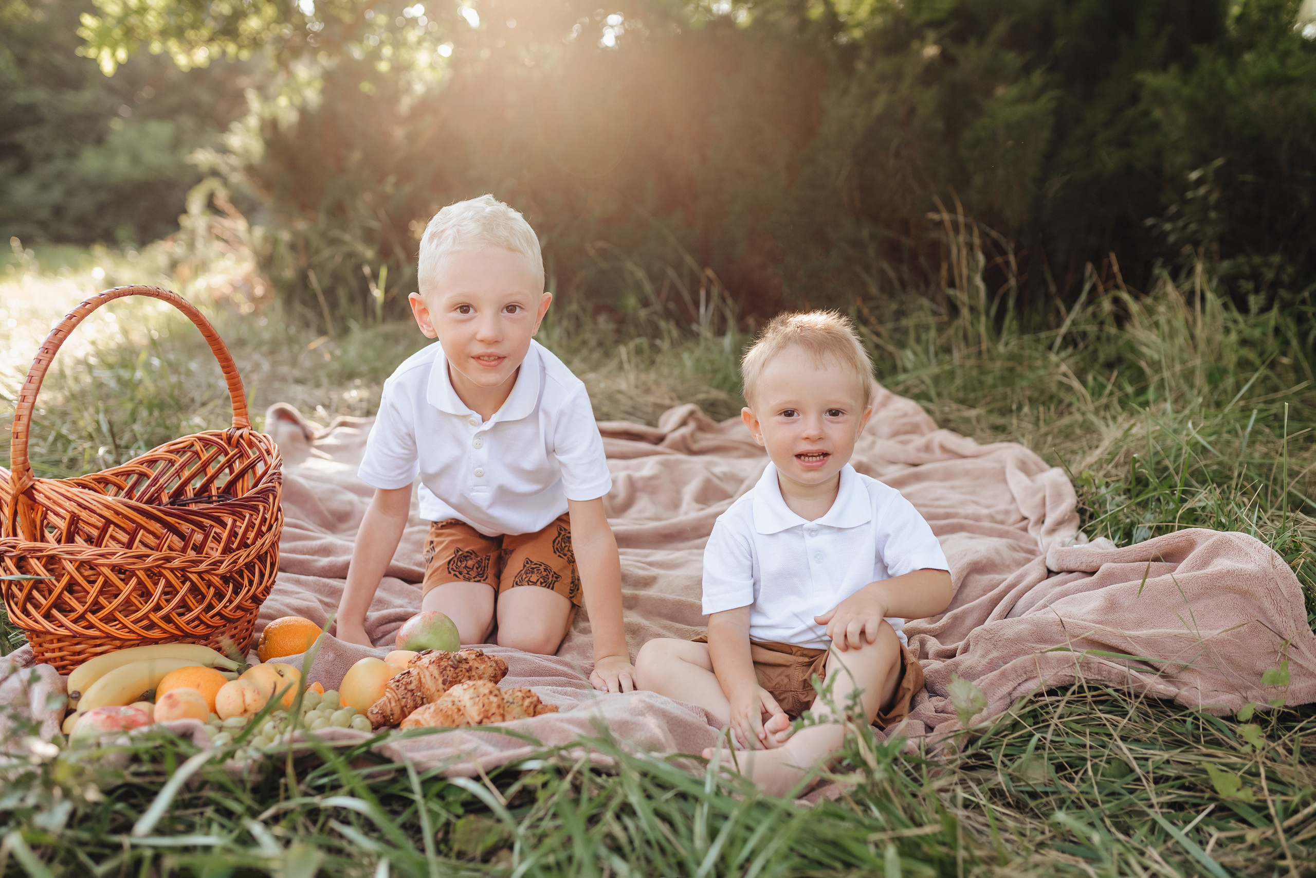 Пикник в лесу. Фотограф Катя Весна