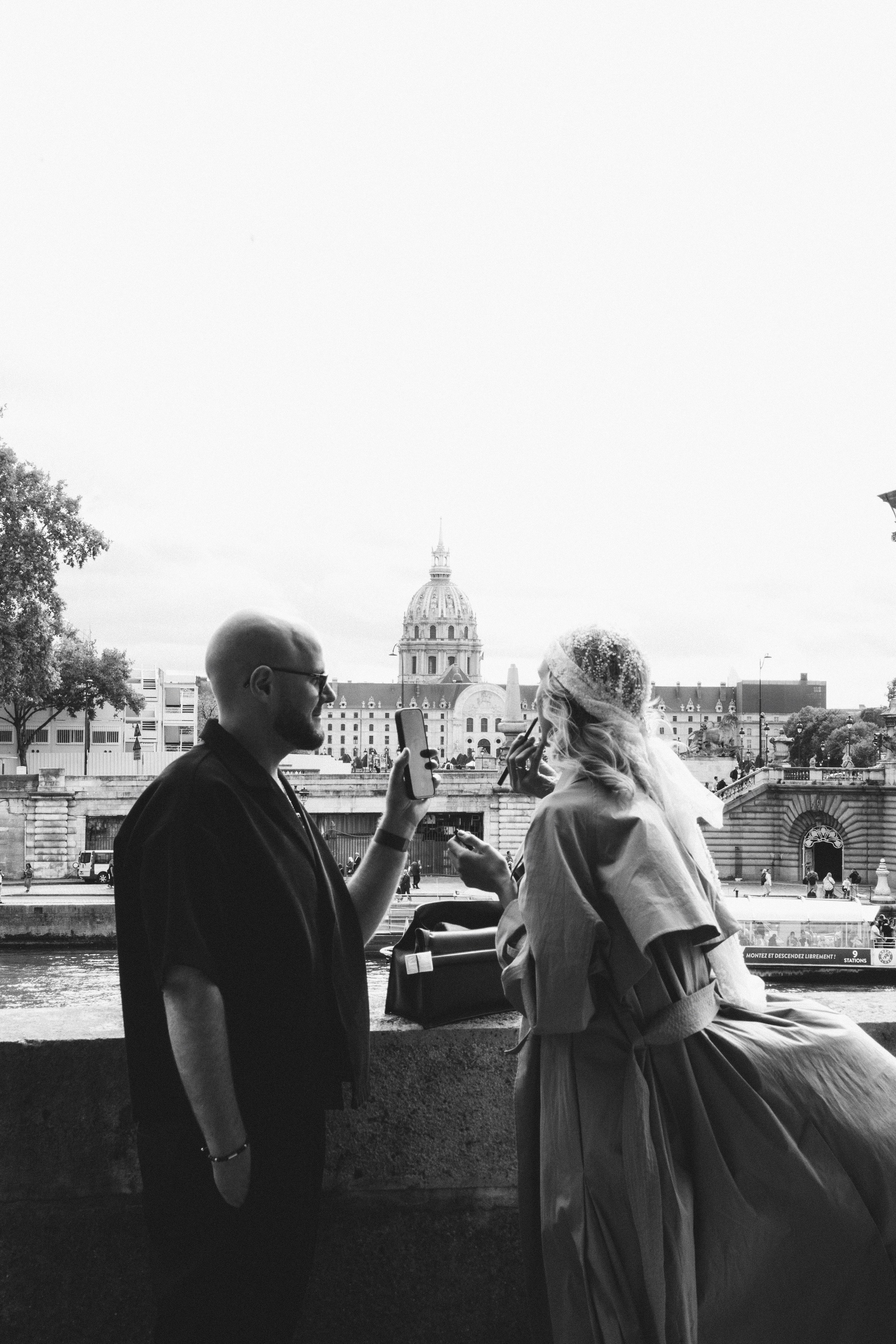 Paris, Hotel Balzac. Hochzeitsfotografin Galina Bikowez