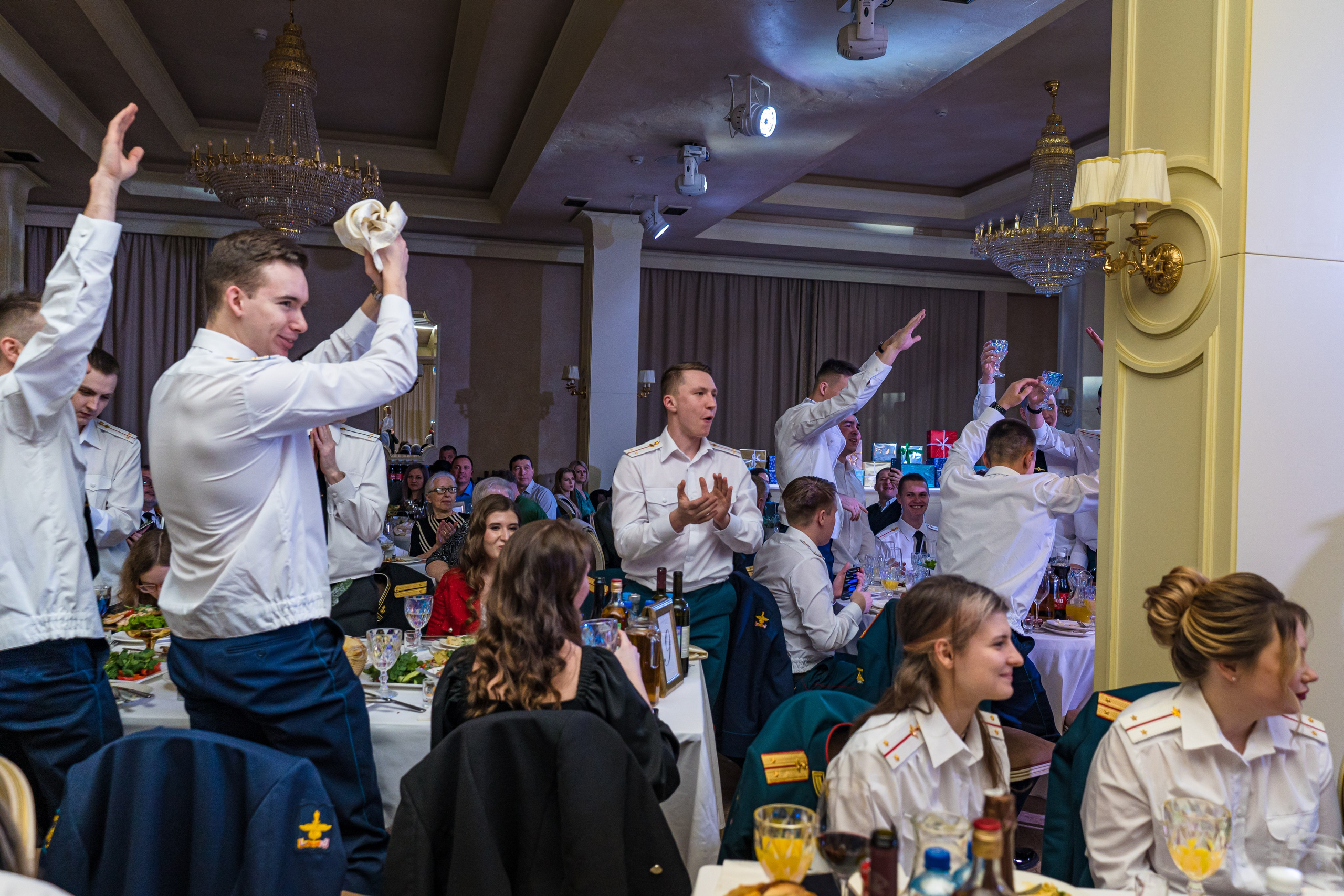 Фотосъемка выпуска военной академии и вручение дипломов