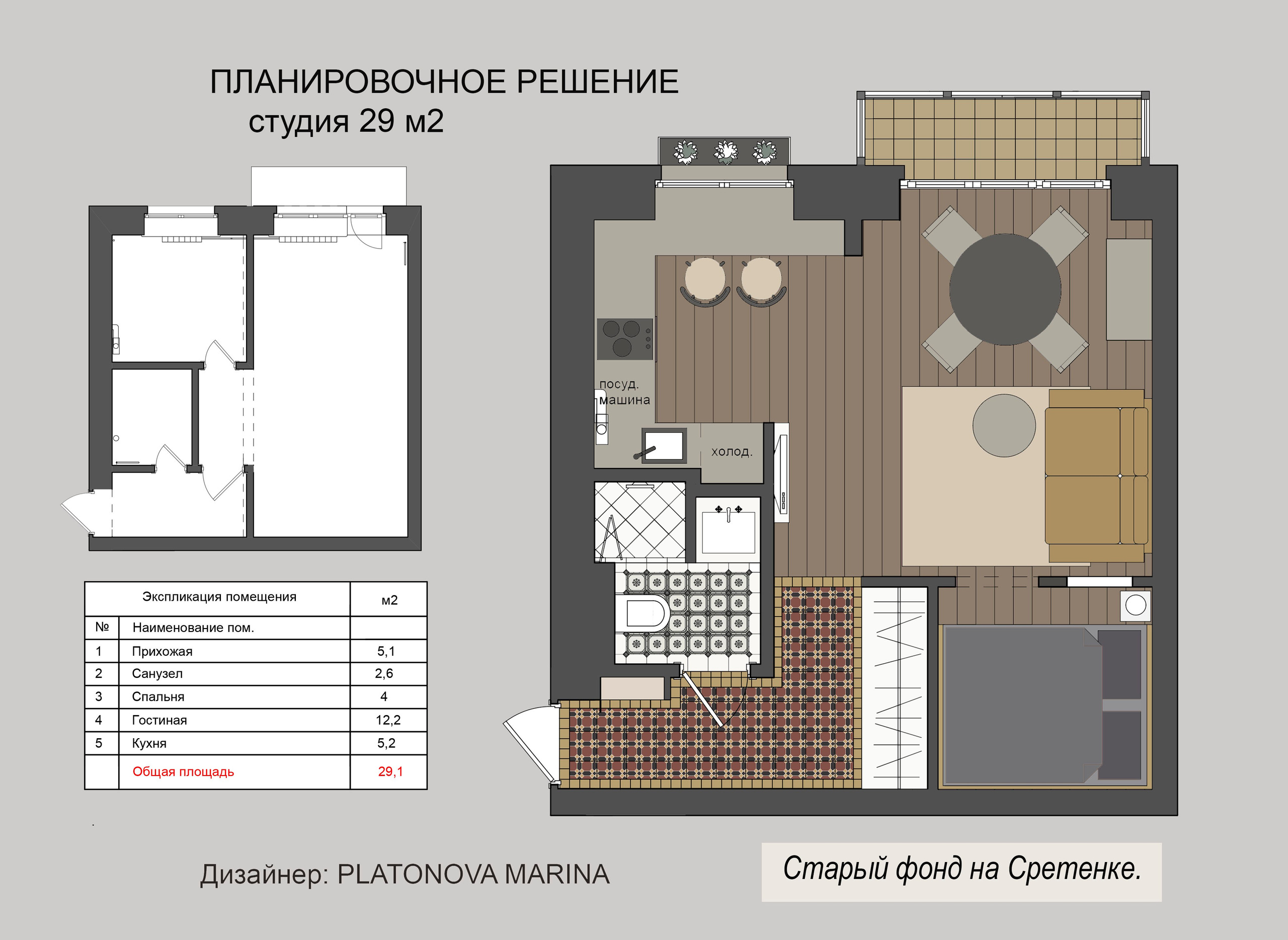 Планировки. Buro 171 — Дизайн планировочных решений. Марина Платонова