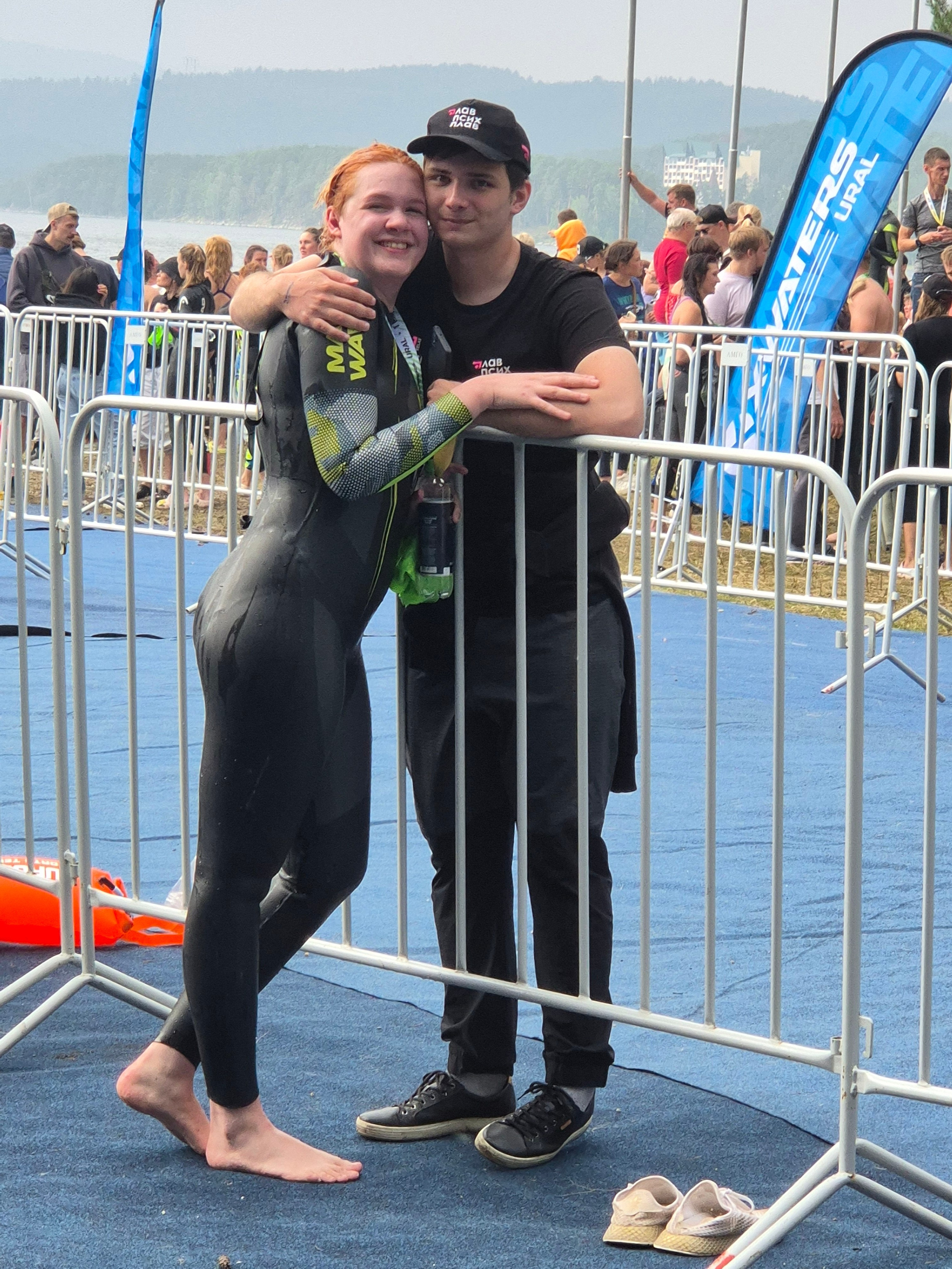 Лера за год тоже сделала шаг вперед с 1 км на милю. Счастливый финиш!