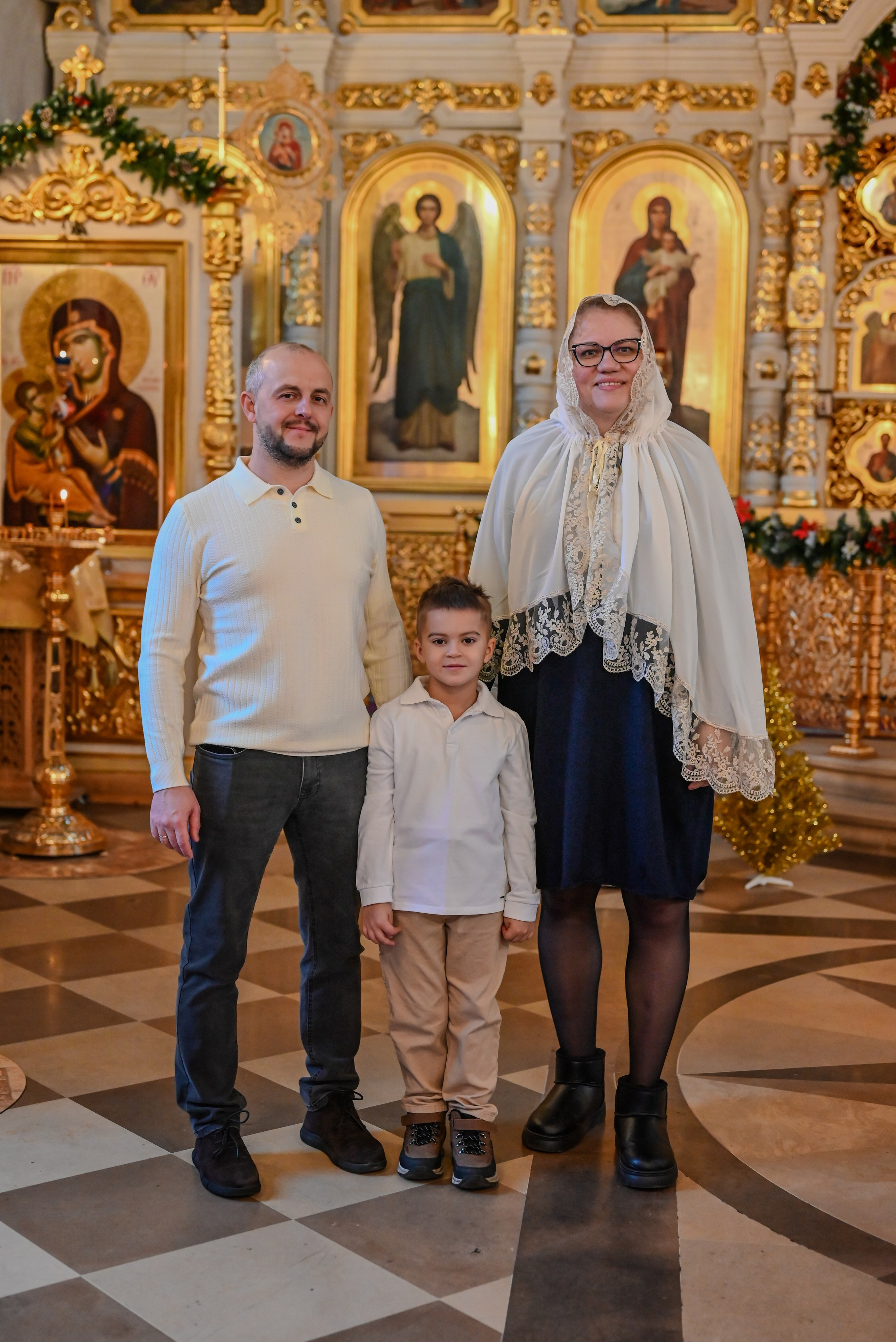 Крещение Совхоз Ленина. Семейный и детский фотограф Москва