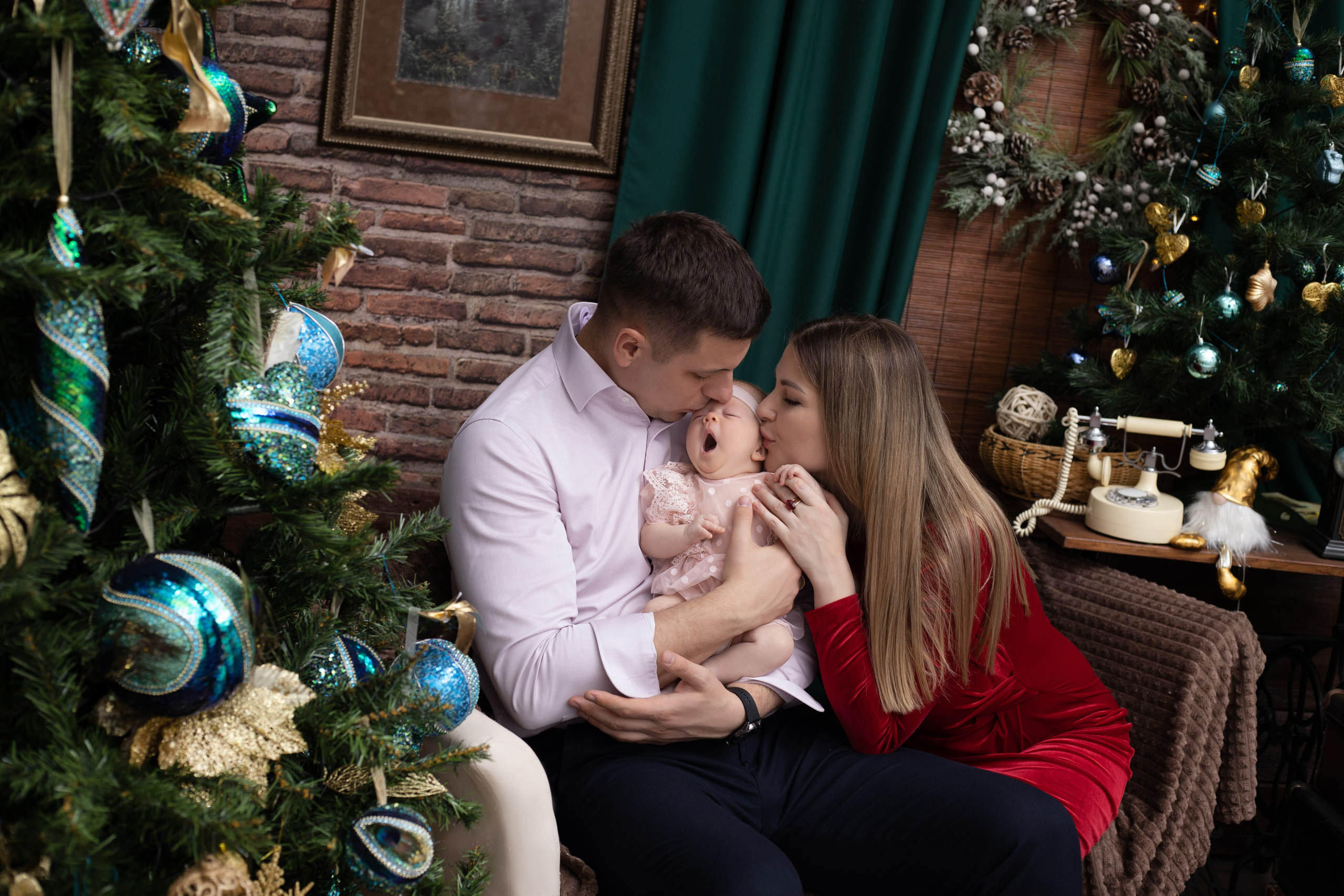 Первый Новый год. Фотограф новорожденных Химки, Красногорск, Мытищи и Москва Елена Третьяк
