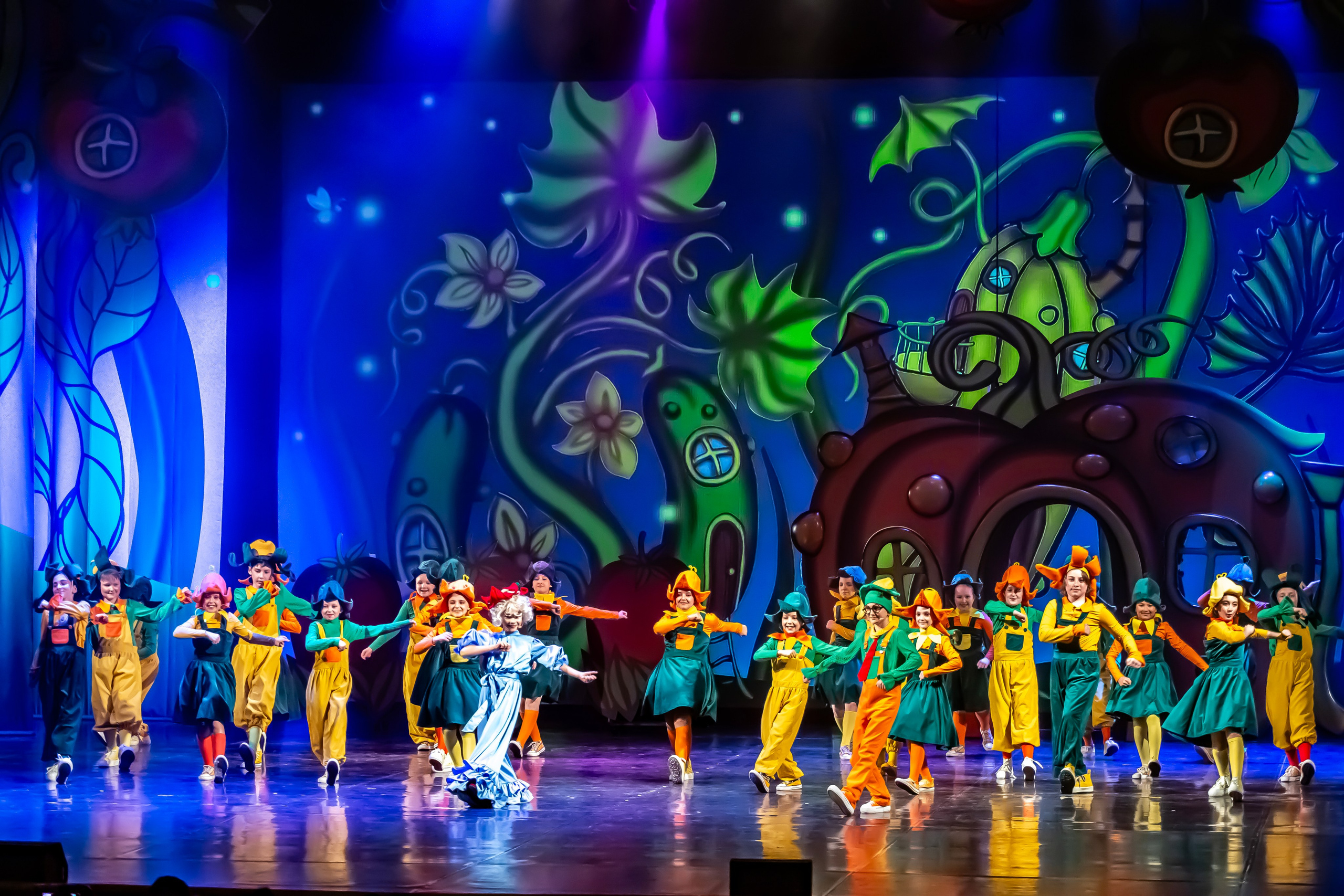 Мюзикл «Незнайка в царстве малюток» премьера Сочи солнышки и Сочи Соло. Фотограф в Сочи Юрий Шептаев