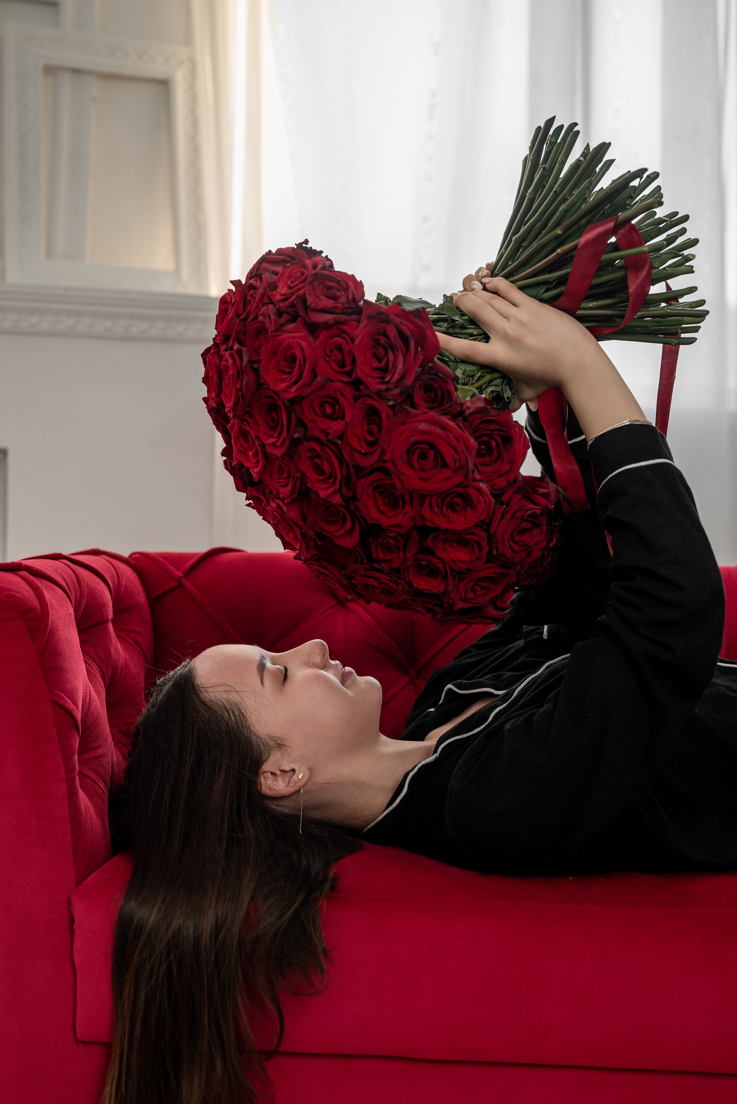 Фотопроект *101 красная роза* 2025 г. Фотограф в городе Салават