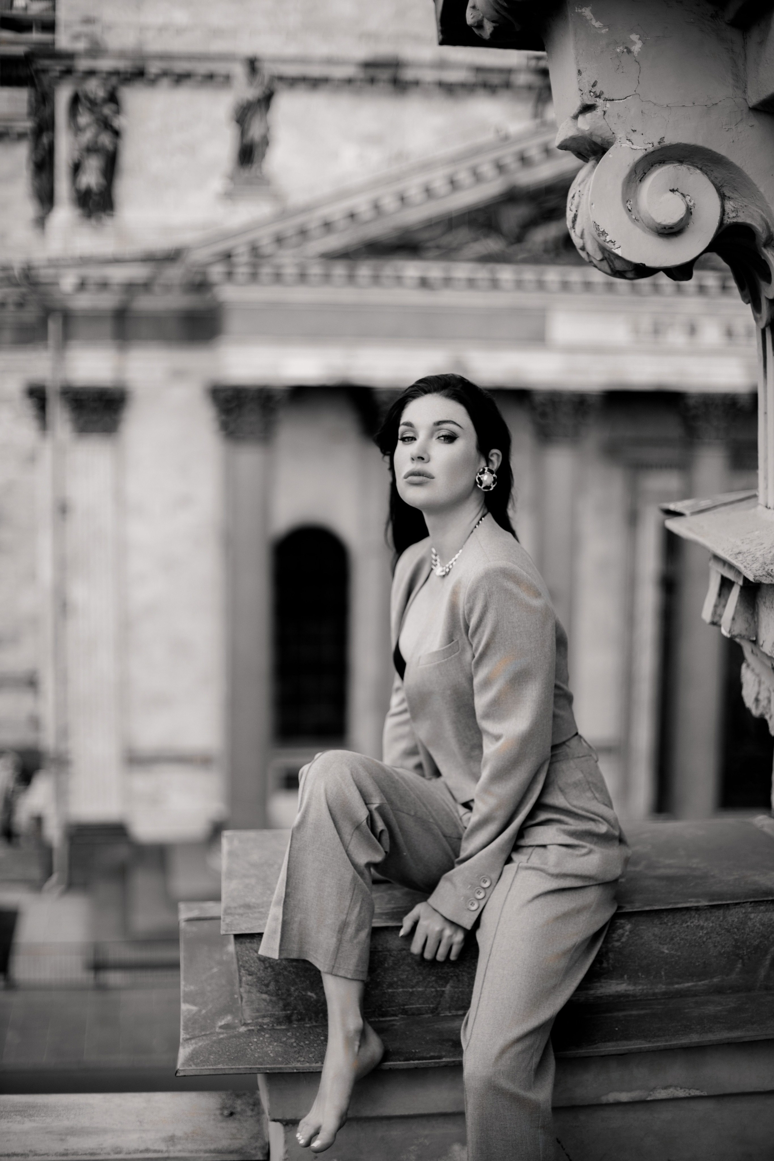 Вероника (съемка на крыше). Фотограф в Москве и Санкт-Петербурге Дарина