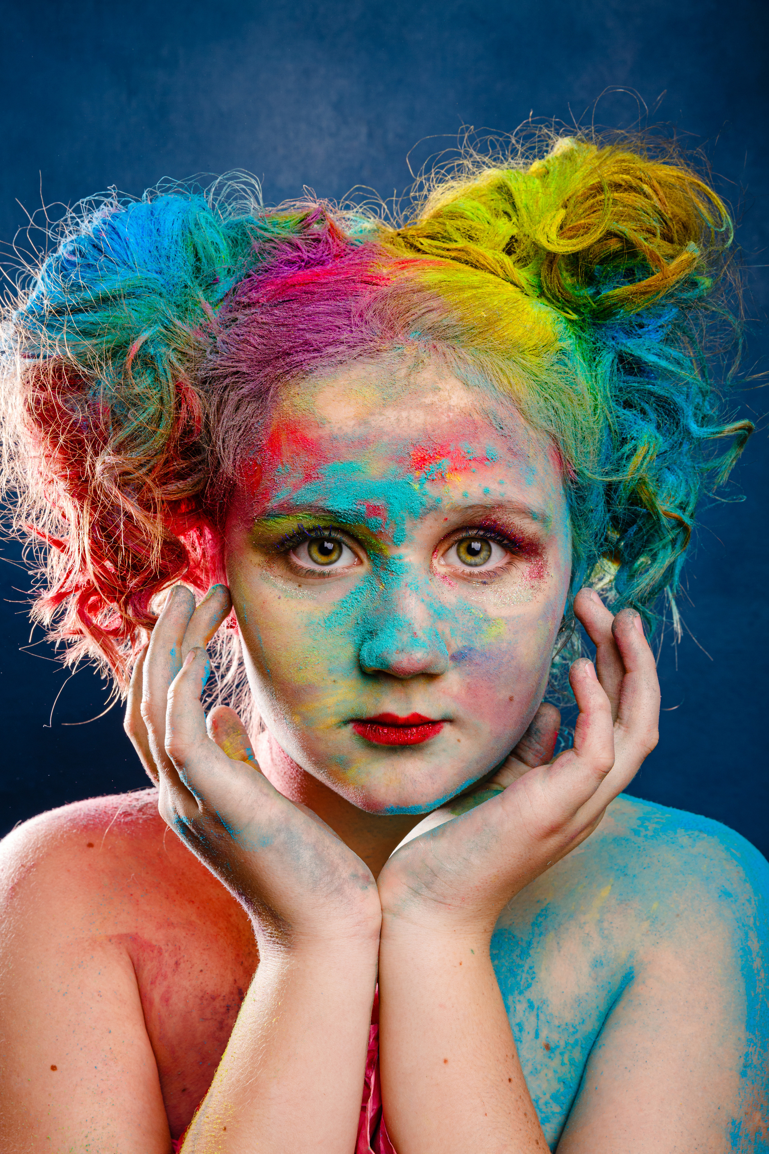 Краски Холи. Фотограф Наталия Позднякова