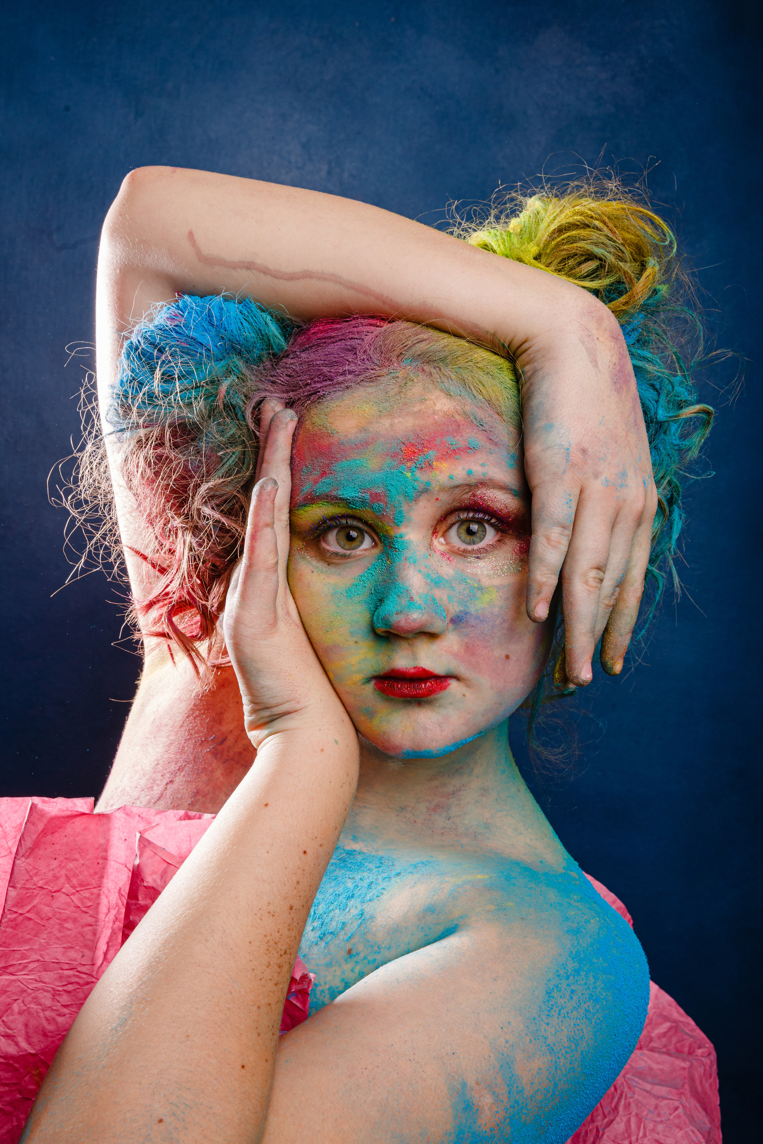 Краски Холи. Фотограф Наталия Позднякова