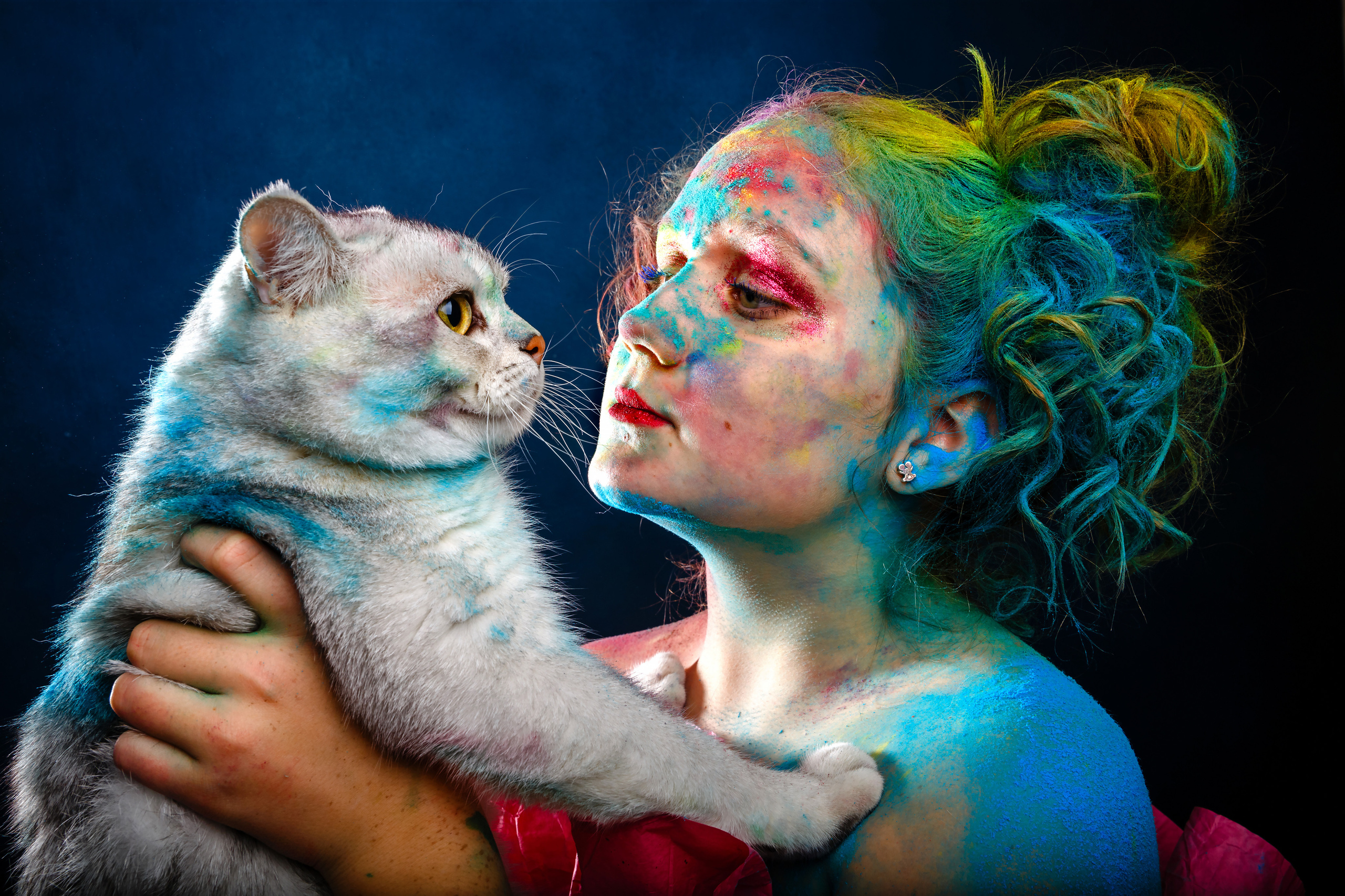 Краски Холи. Фотограф Наталия Позднякова