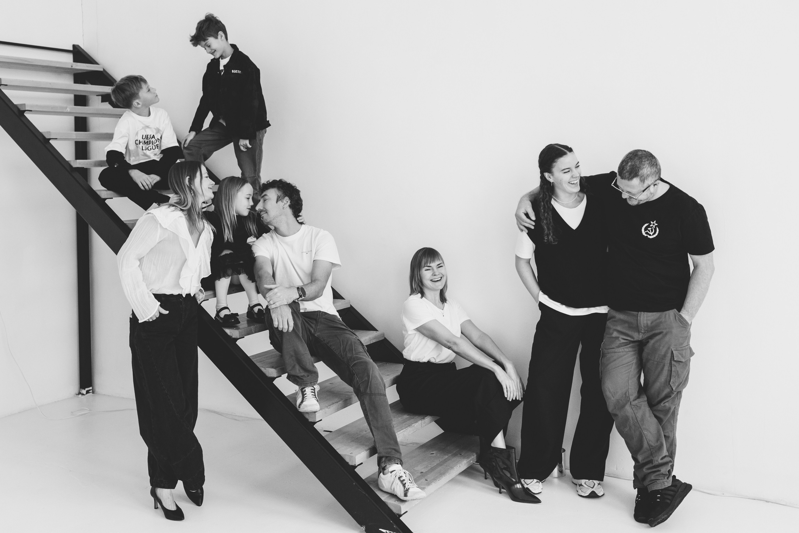 Фотосессия для большой семьи. Портфолио