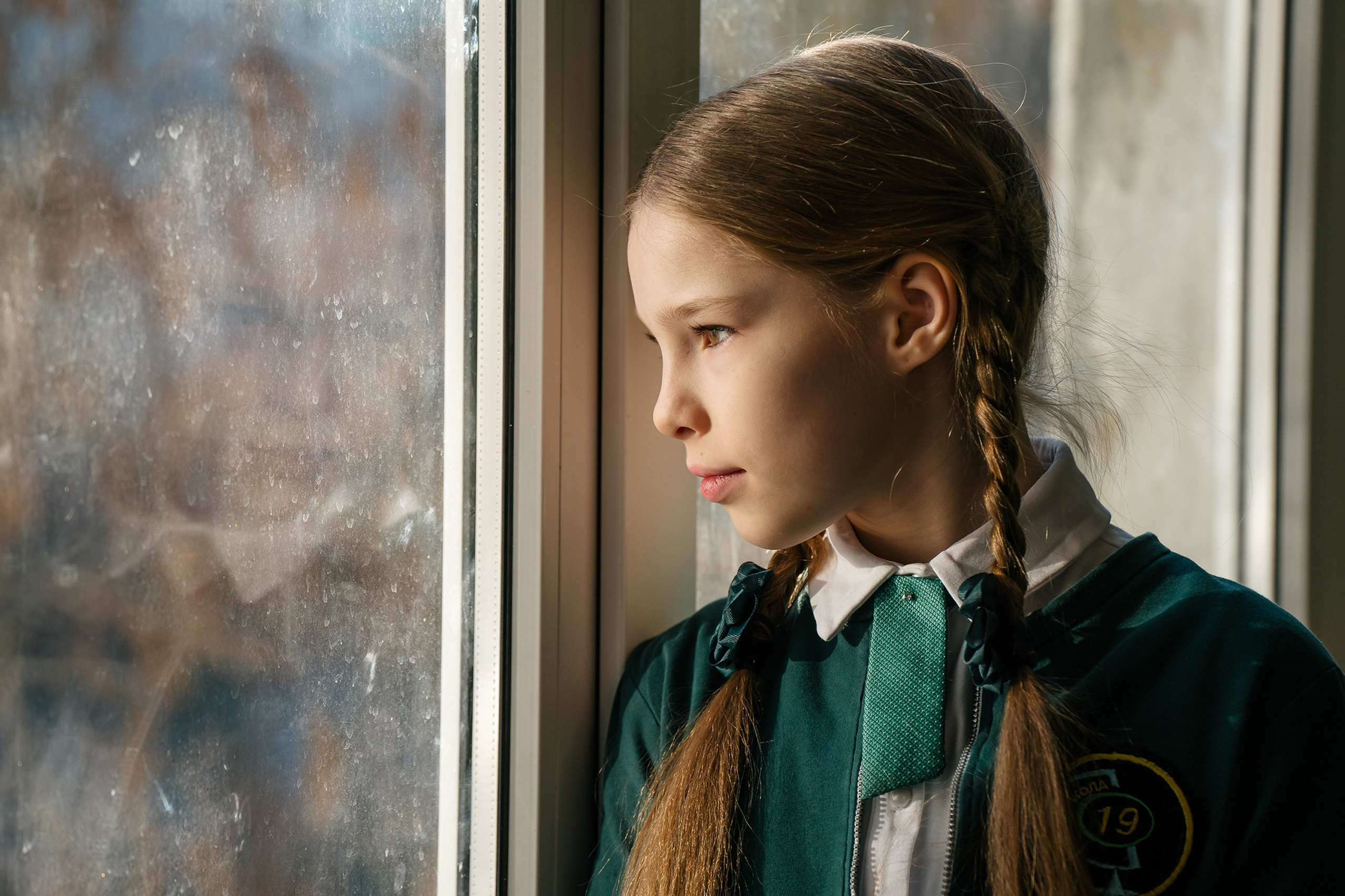 Анна, день в школе. Выпускные альбомы, школьные фотосессии в городе Новороссийске