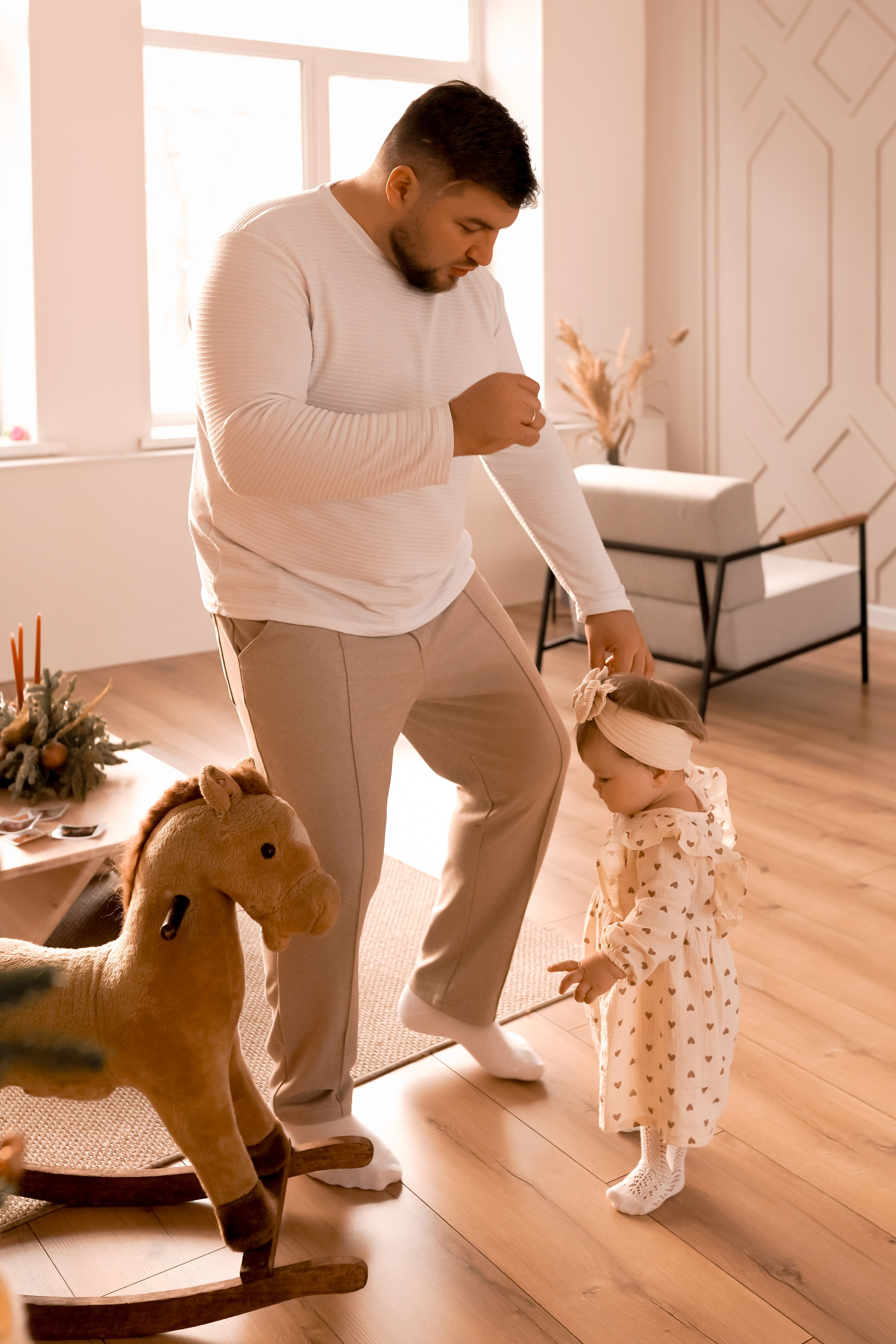 Семейная новогодняя фотосъемка в студии. Фотограф Ким Наталья в Красноярске