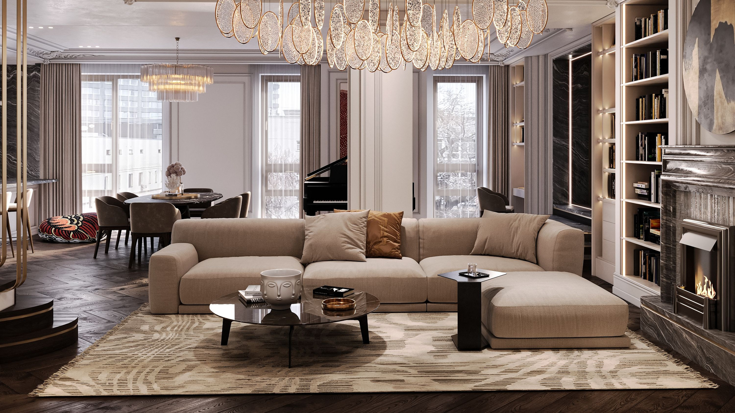 Пентхаус в ЖК Turandot Residences. RED ROBOT DESIGN