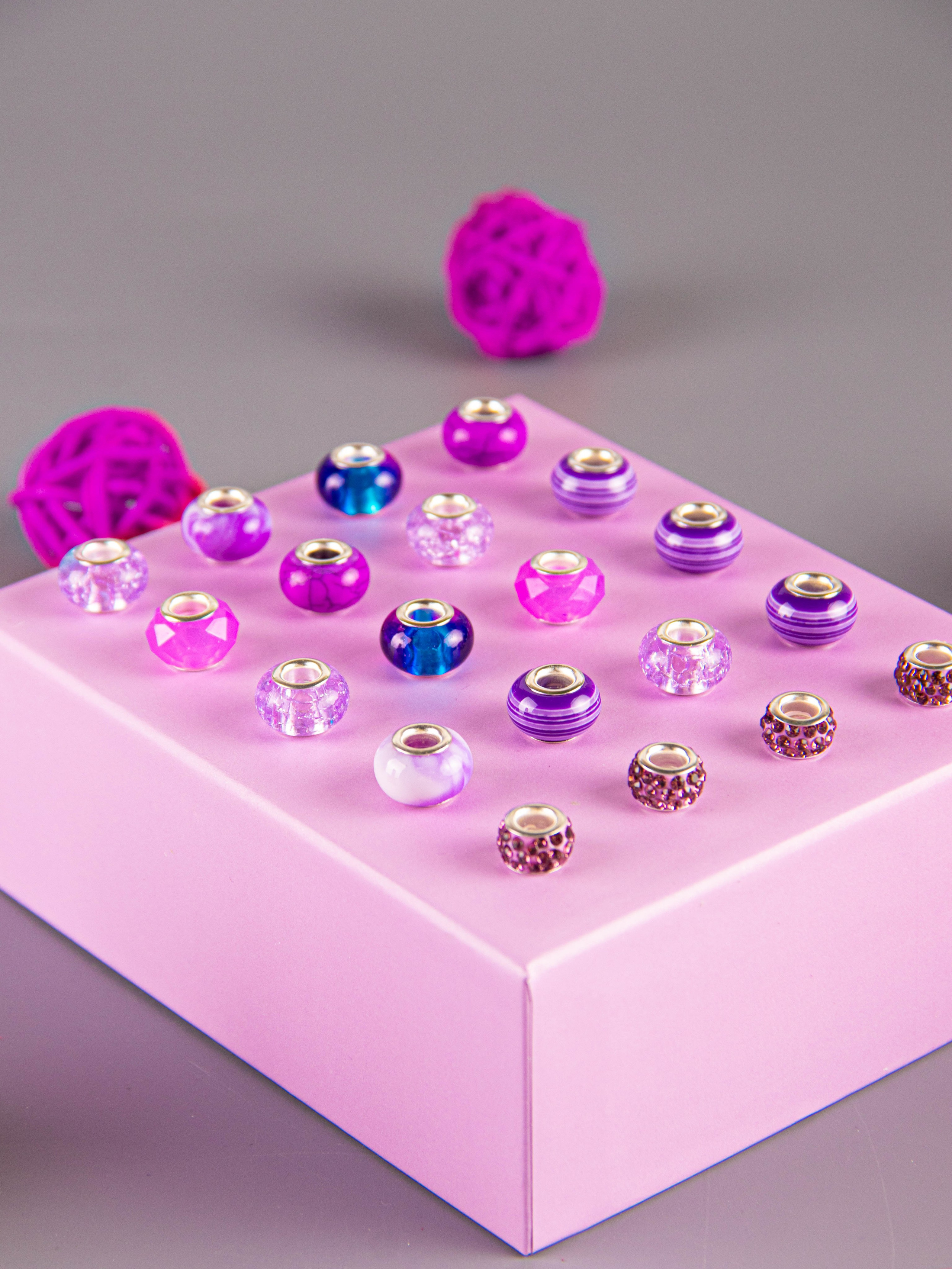 Набор по созданию браслетов (фиолетовый). «Матрица»