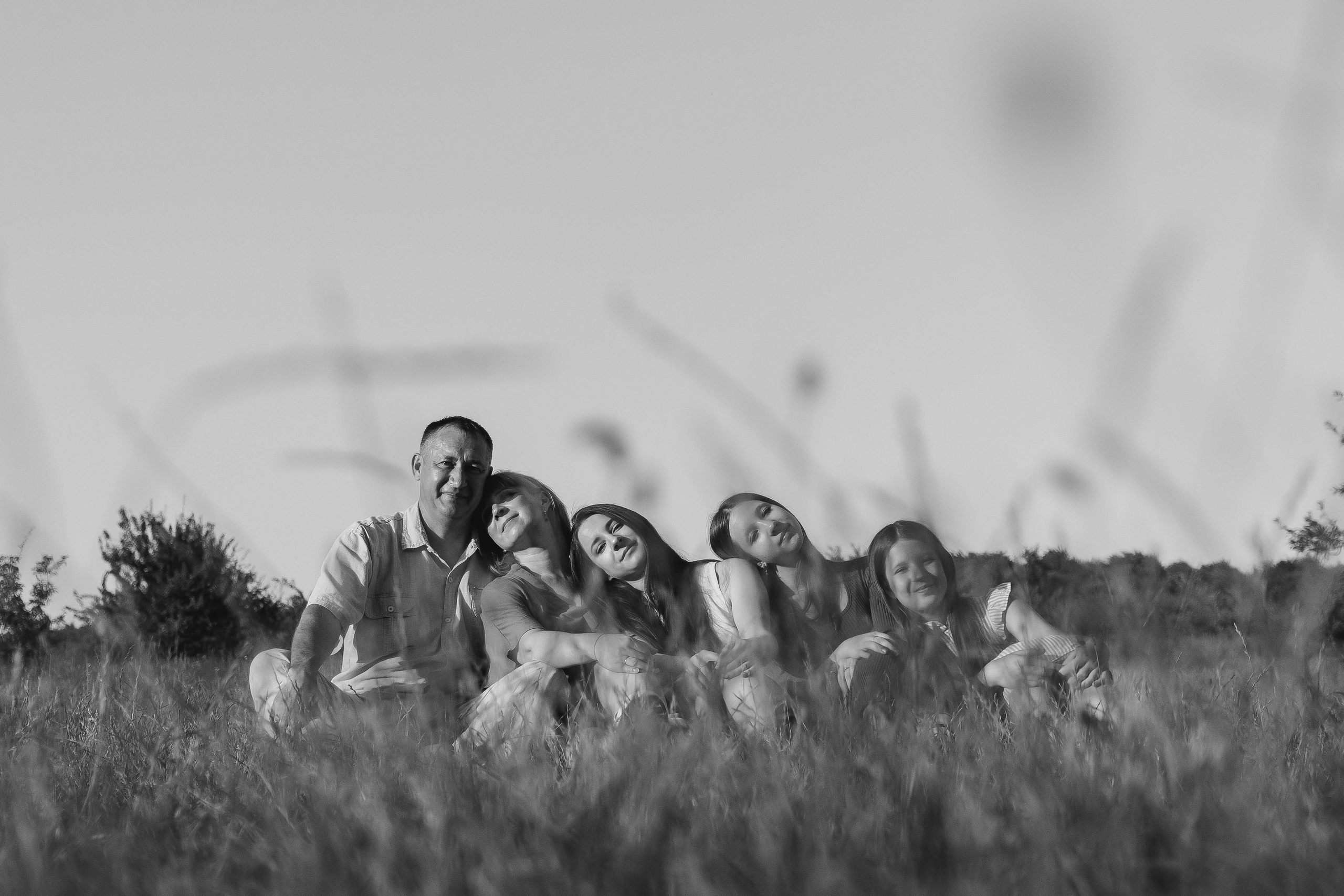 Дмитрий и Наталья с дочками. Фотограф в Краснодаре Ксения Мархинина