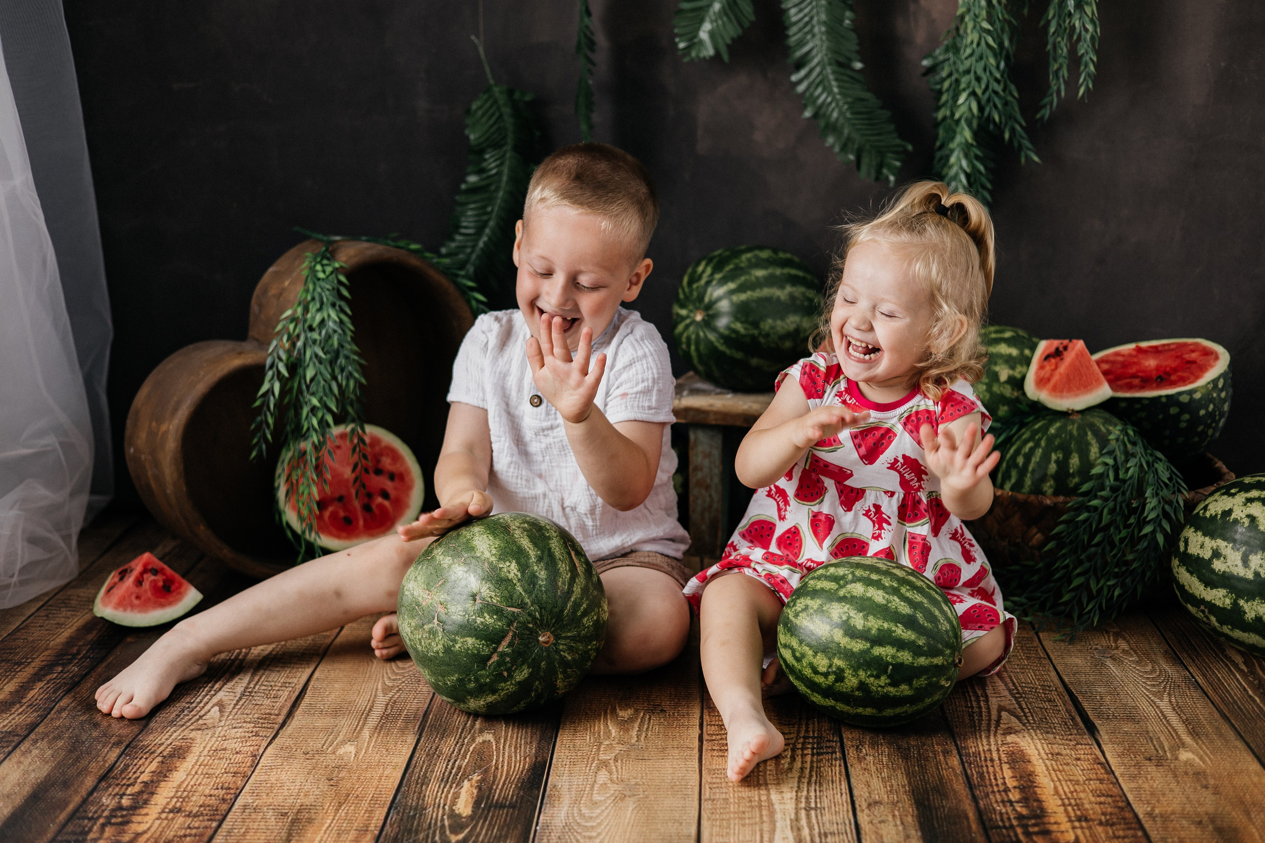 Арбузы. Фотограф новорождённых Екатерина Боброва. Ульяновск