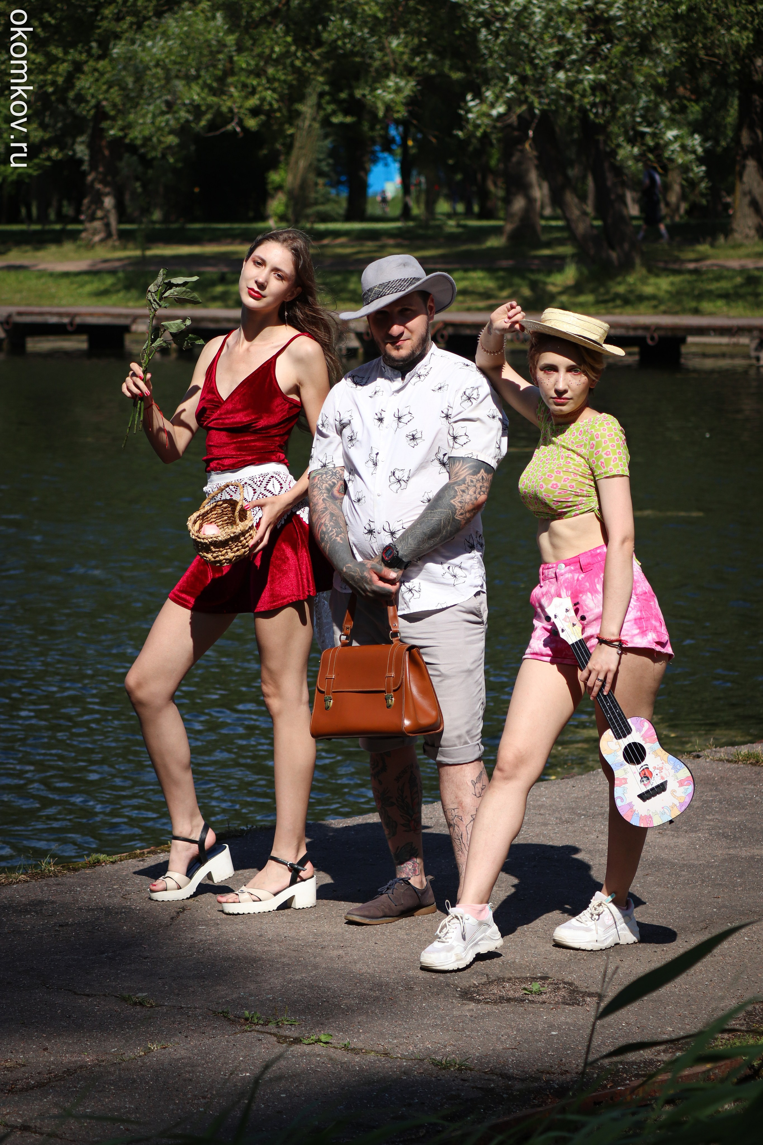 Показ образов на пирсе Московского парка Победы. Ивентный фотограф в Санкт-Петербурге Олег Комков